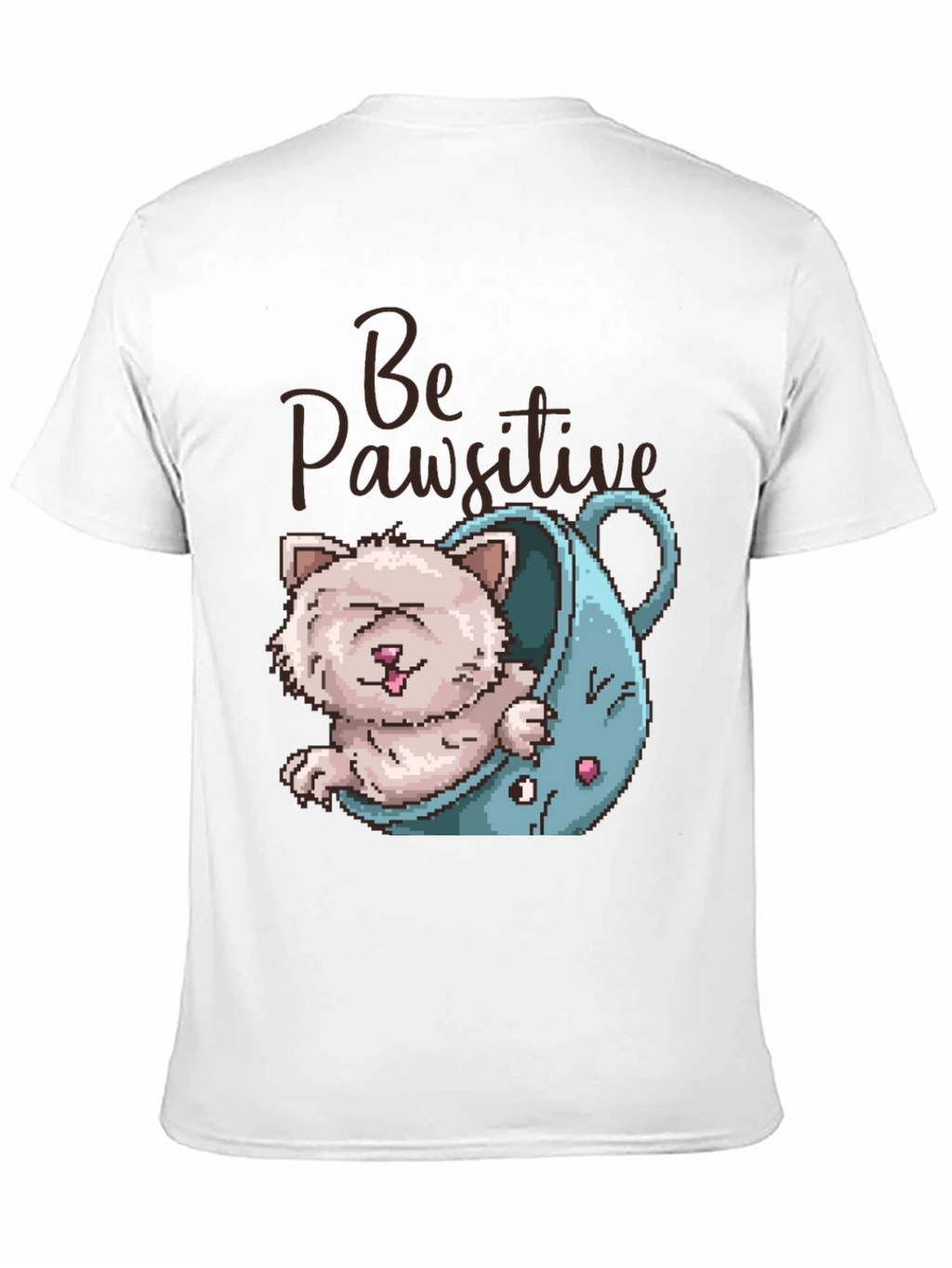 Be Pawsitive Cat Lover T-Shirt