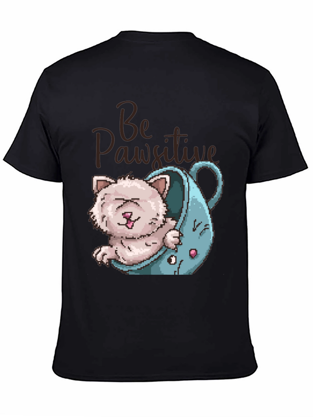 Be Pawsitive Cat Lover T-Shirt