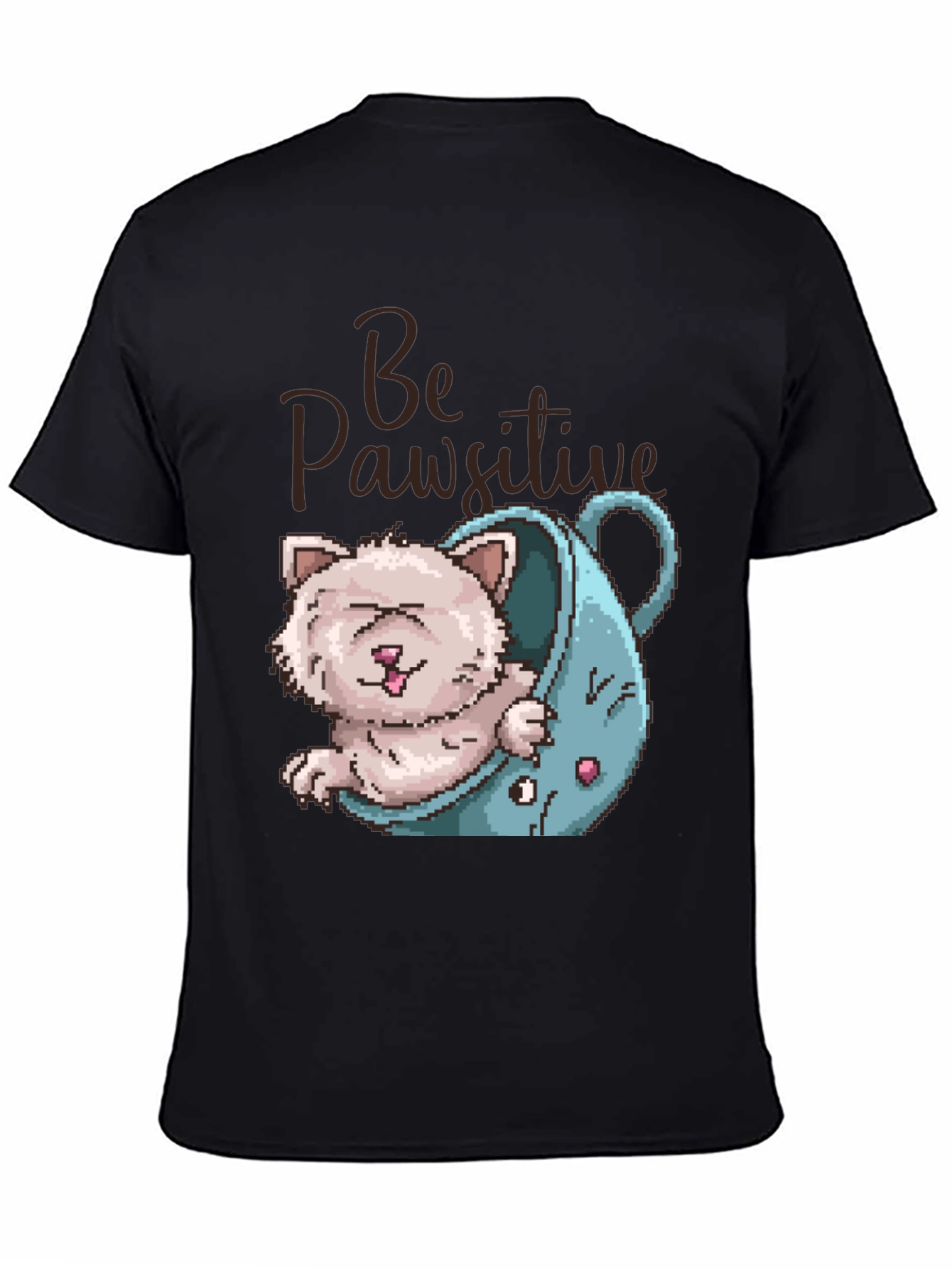 Be Pawsitive Cat Lover T-Shirt