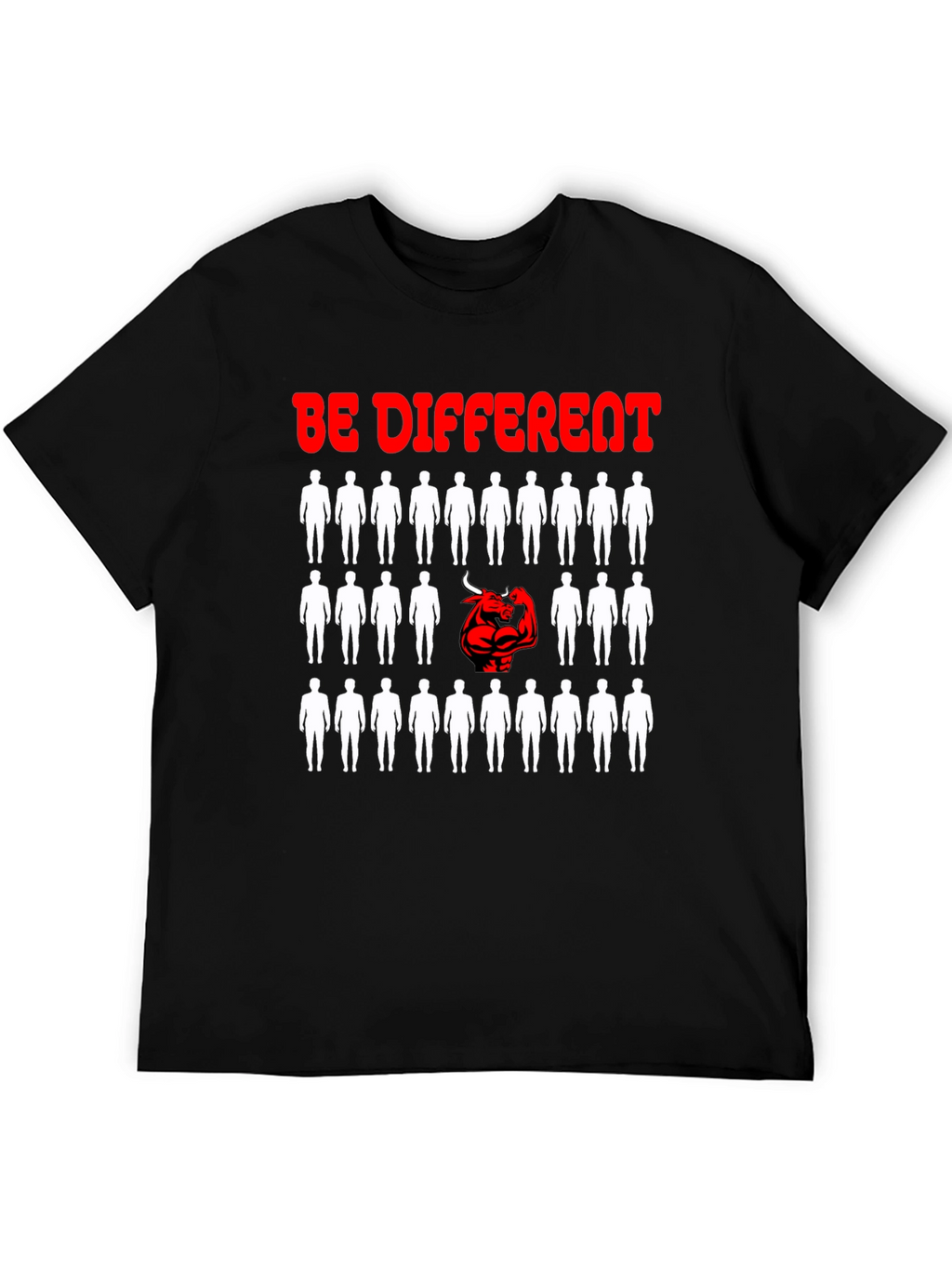 Be Different T-Shirt - Unique Graphic Design