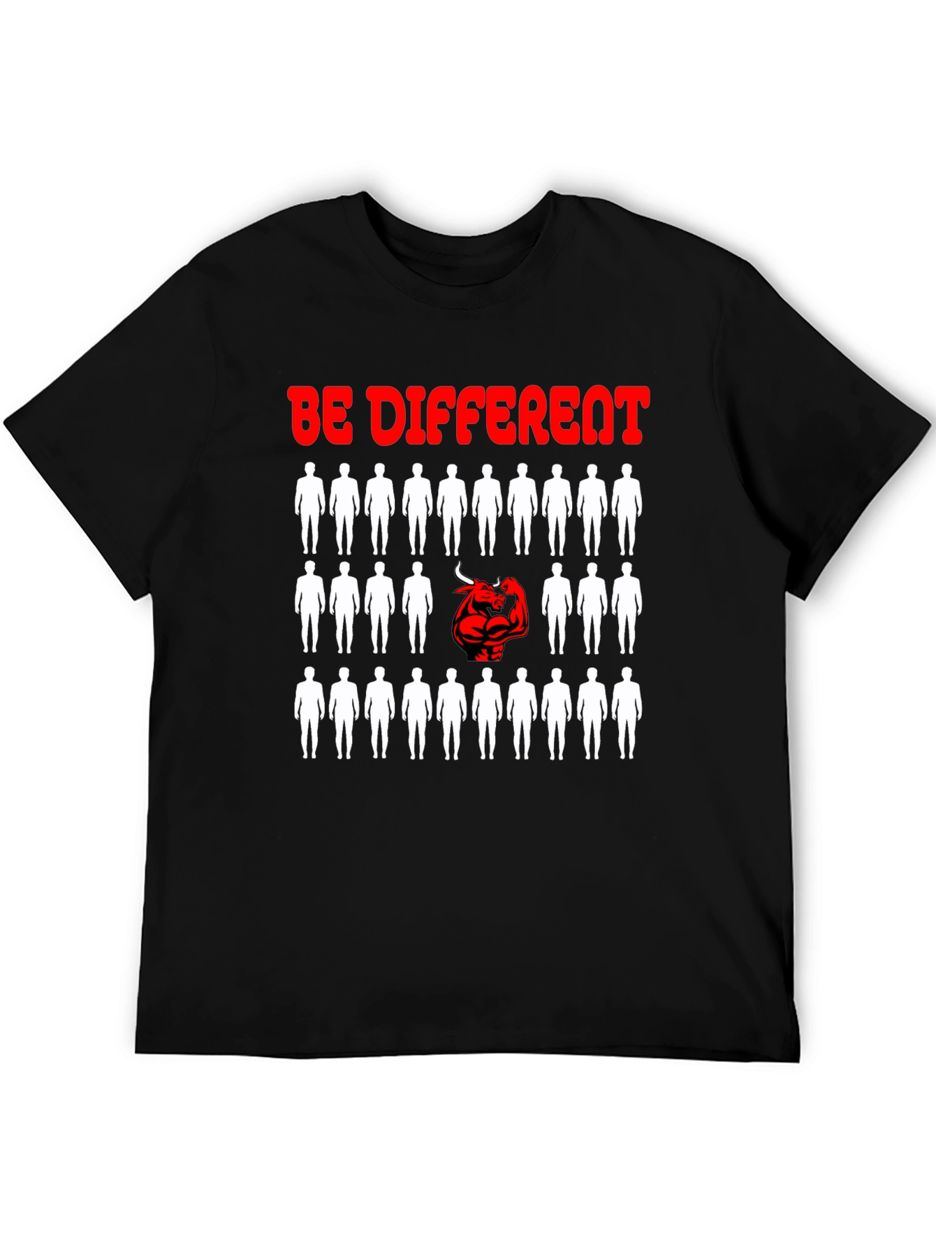 Be Different T-Shirt - Unique Graphic Design