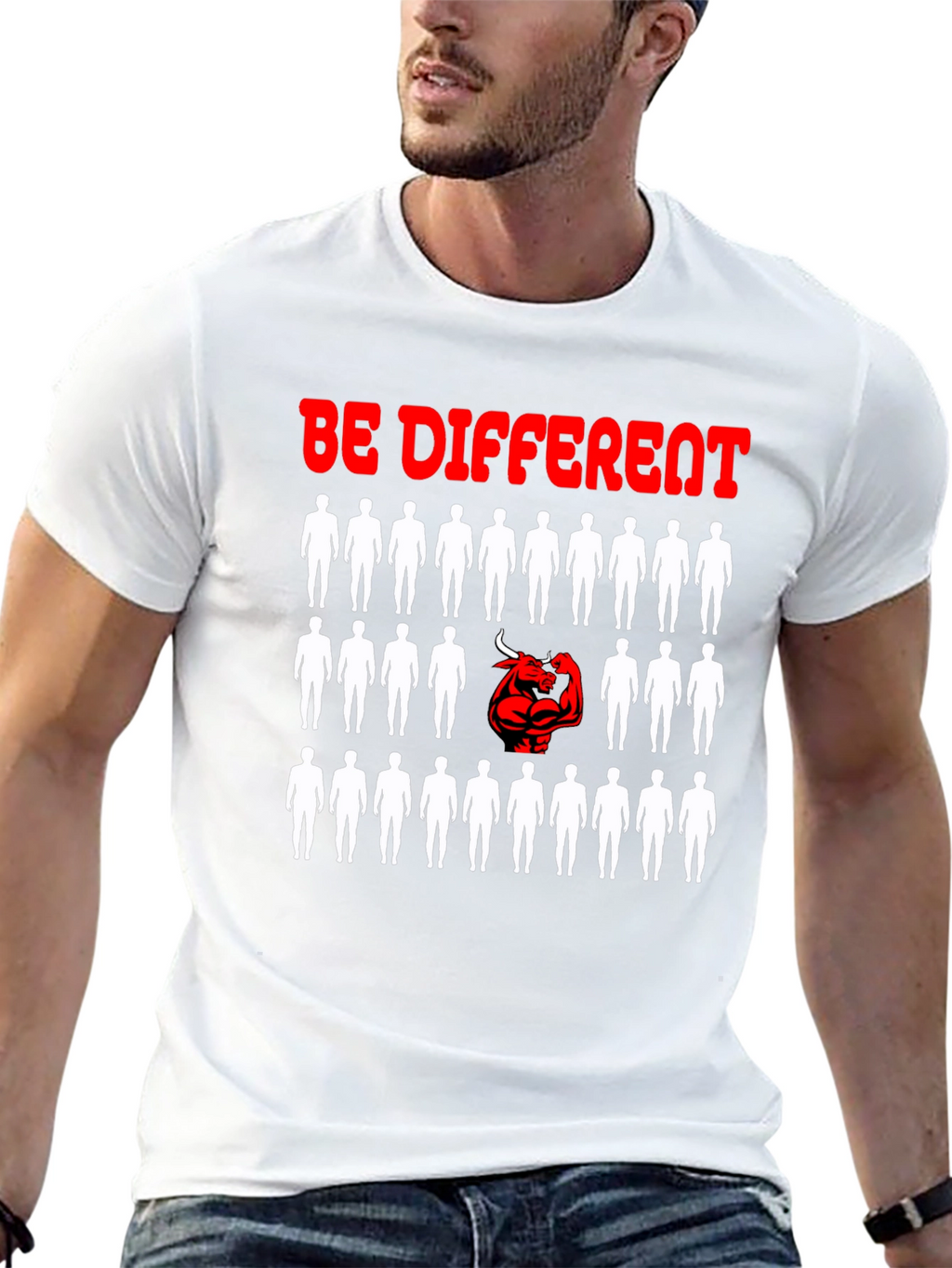Be Different T-Shirt - Unique Graphic Design