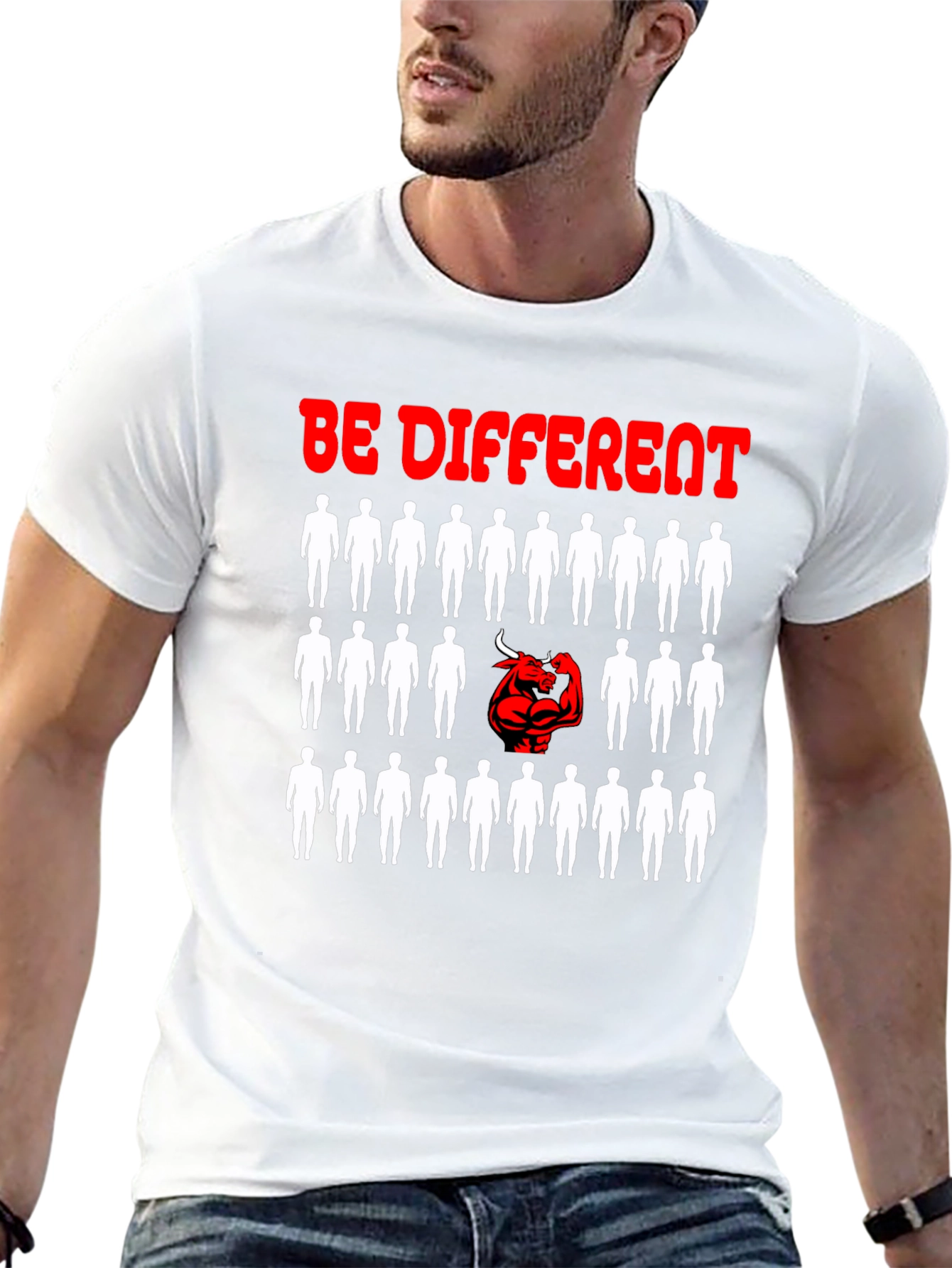 Be Different T-Shirt - Unique Graphic Design
