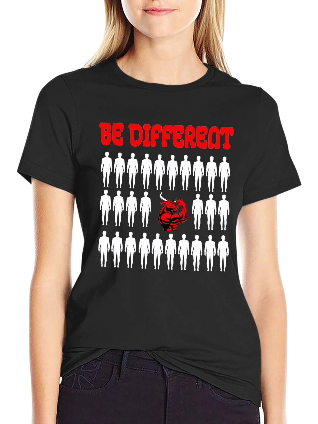 Be Different T-Shirt - Unique Graphic Design