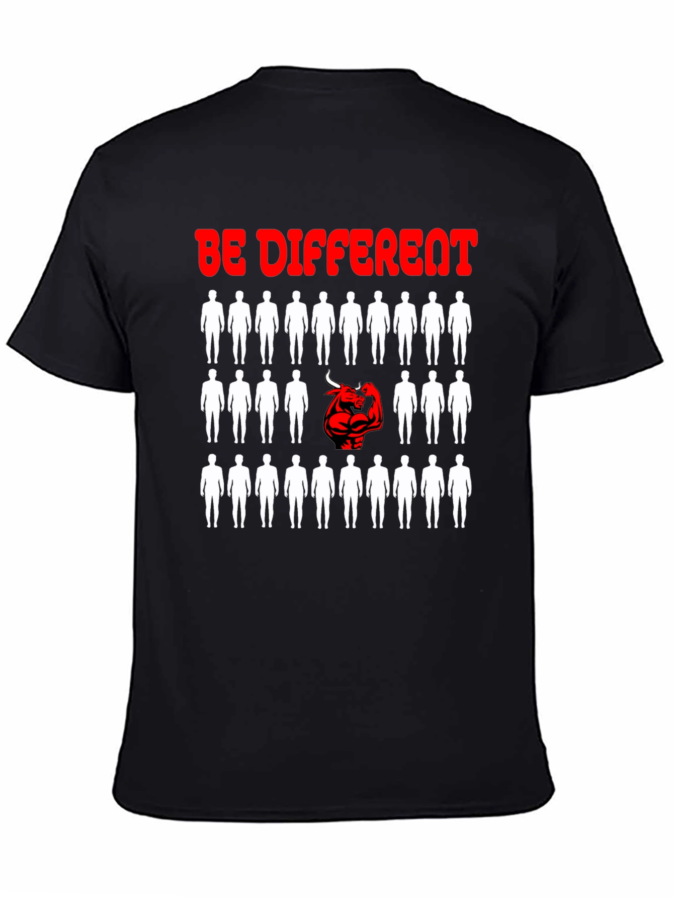 Be Different T-Shirt - Unique Graphic Design