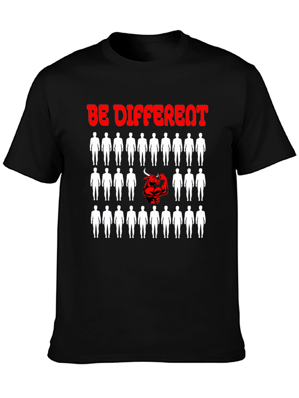 Be Different T-Shirt - Unique Graphic Design
