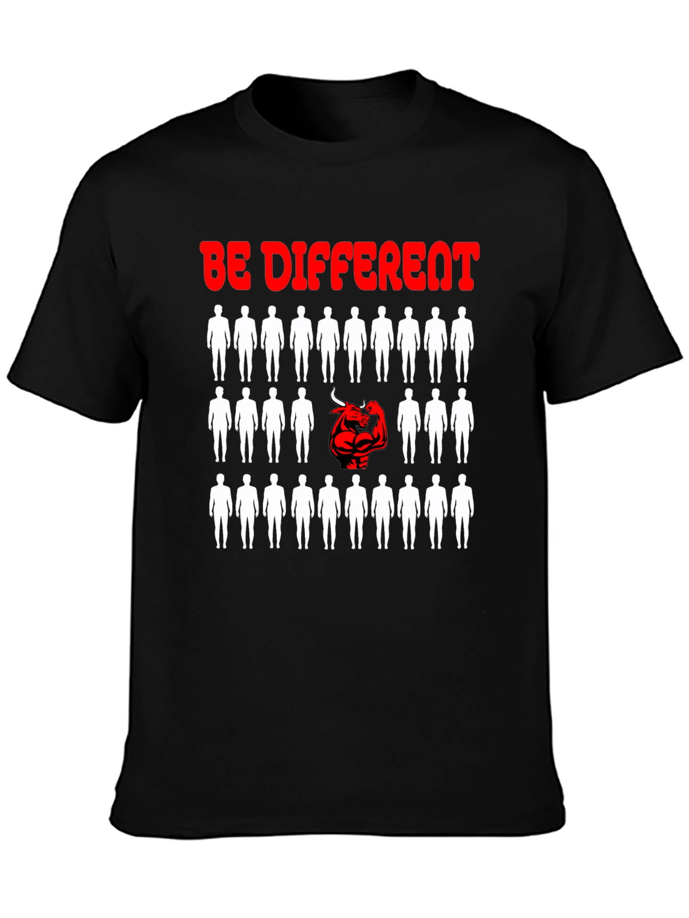 Be Different T-Shirt - Unique Graphic Design