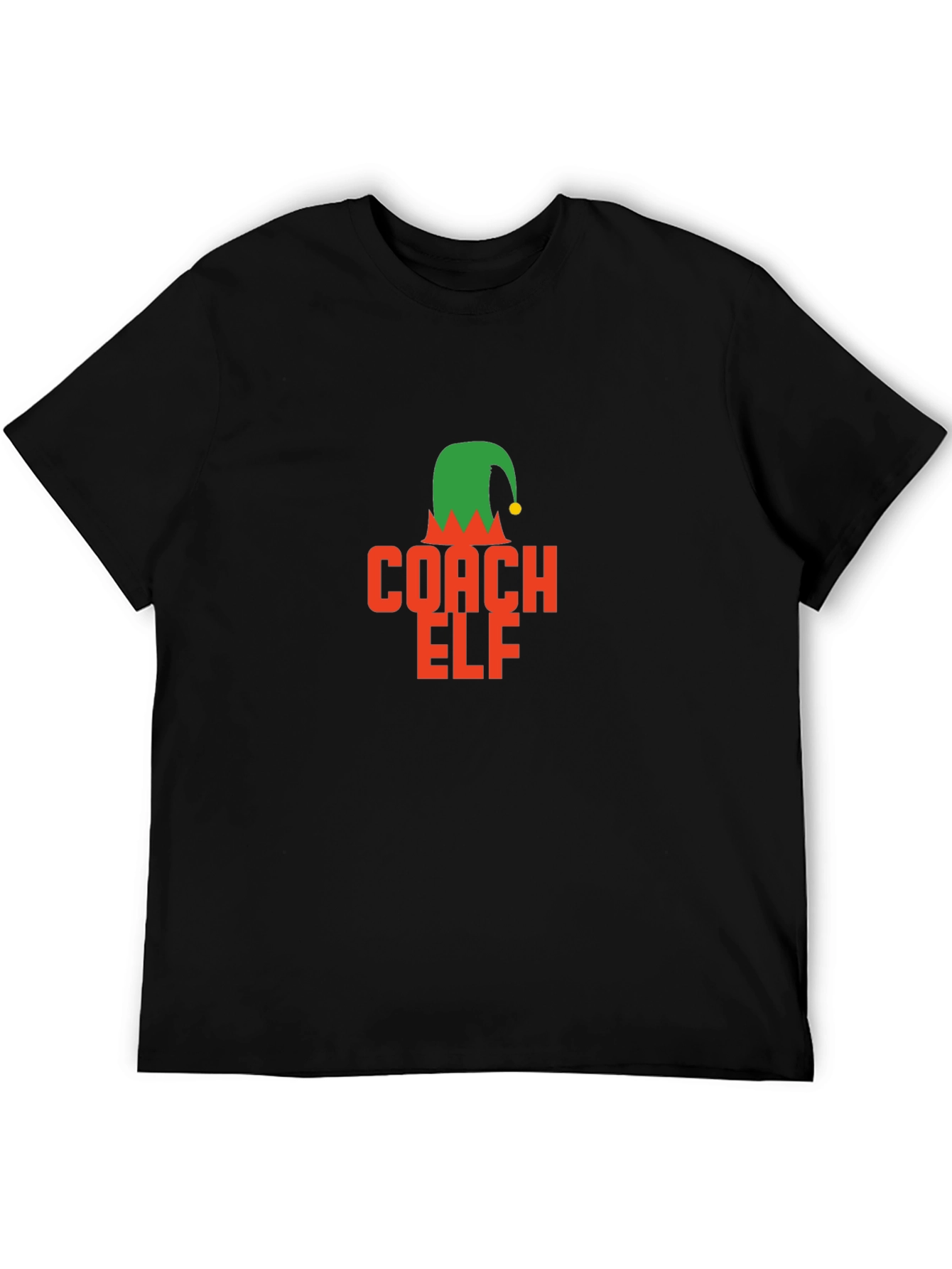 Coach Elf Graphic Tee - Holiday Humor