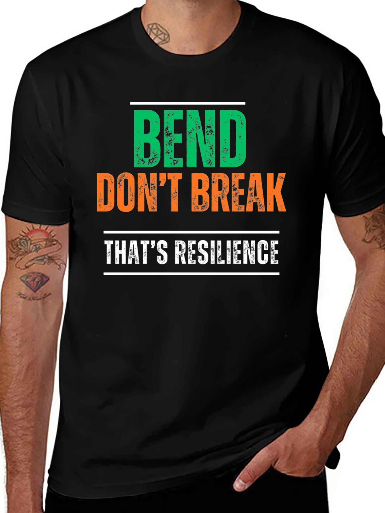 Bend Dont Break Resilience Graphic Tee