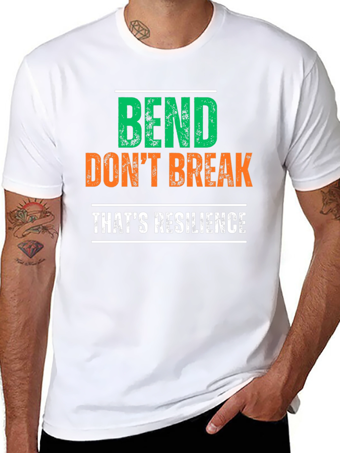 Bend Dont Break Resilience Graphic Tee