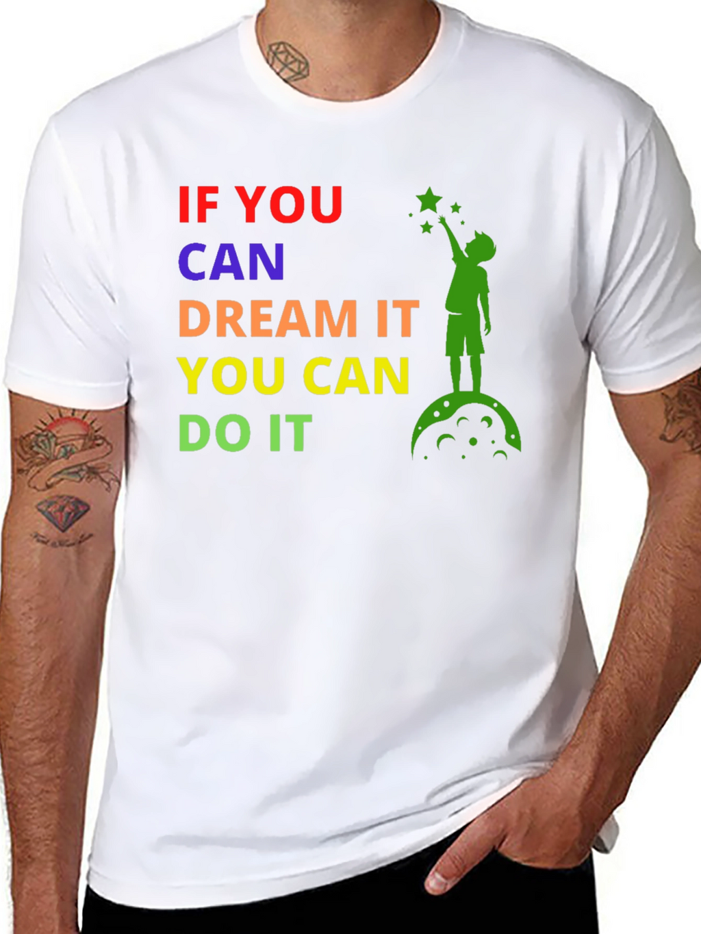 Dream Big Graphic Tee - Motivational T-Shirt