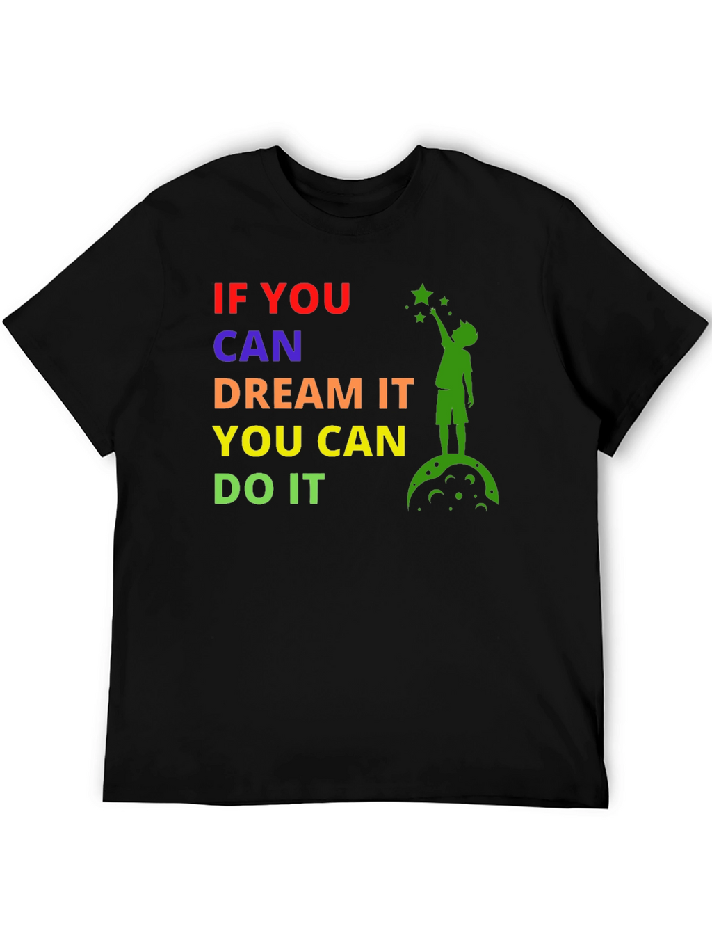 Dream Big Graphic Tee - Motivational T-Shirt