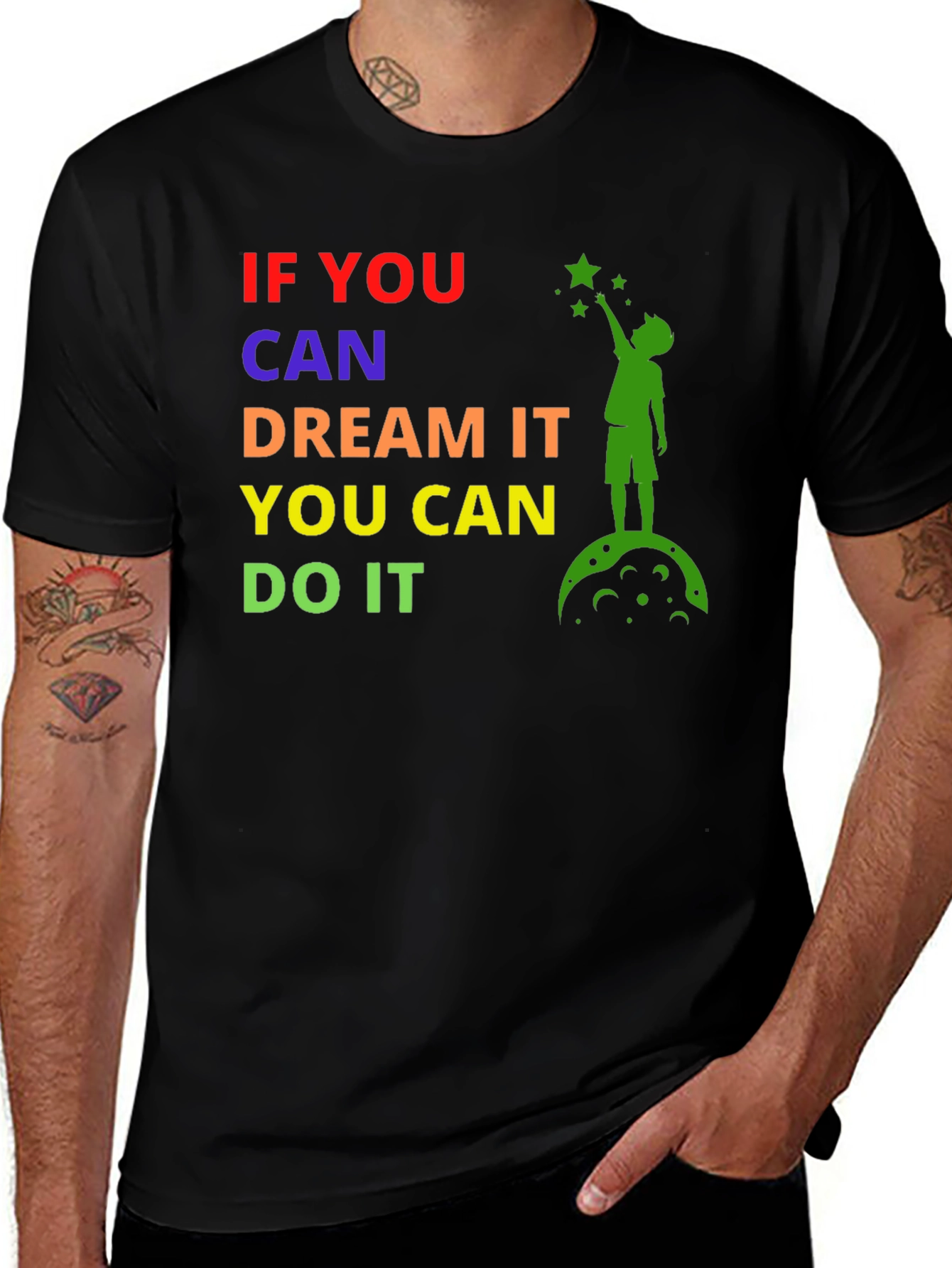 Dream Big Graphic Tee - Motivational T-Shirt