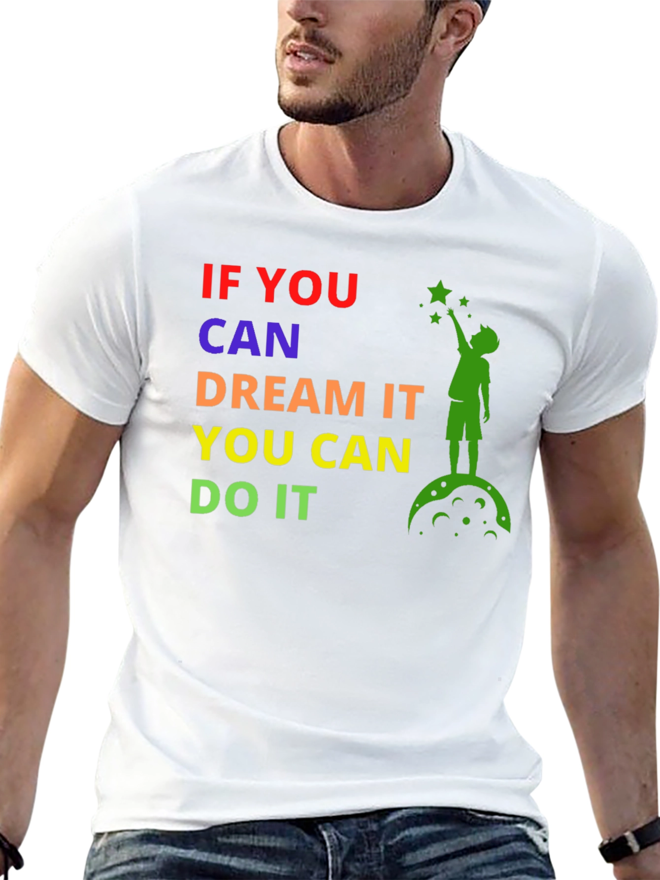 Dream Big Graphic Tee - Motivational T-Shirt