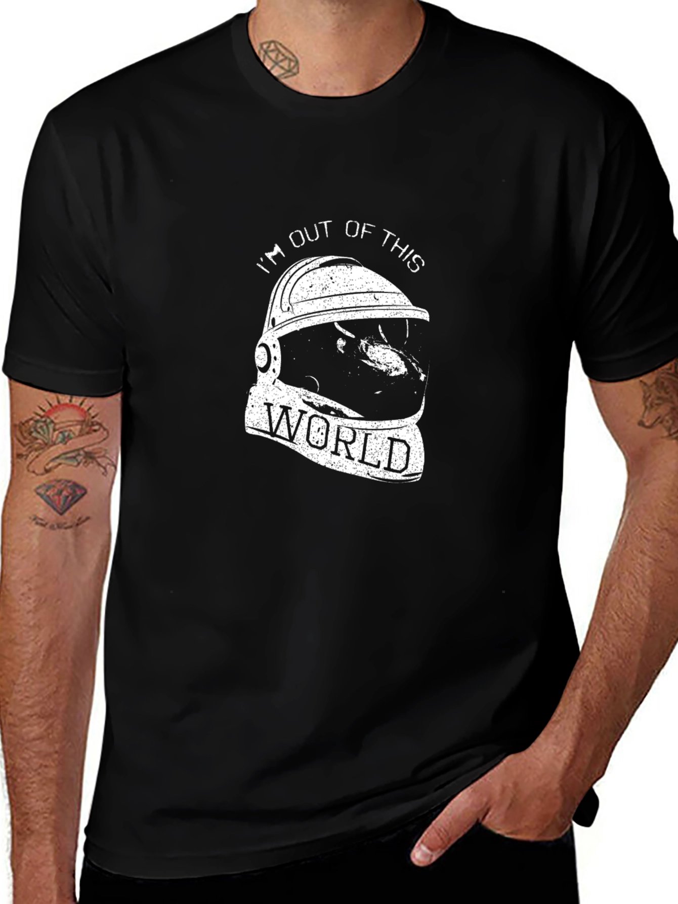 Out of This World Graphic T-Shirt - Black