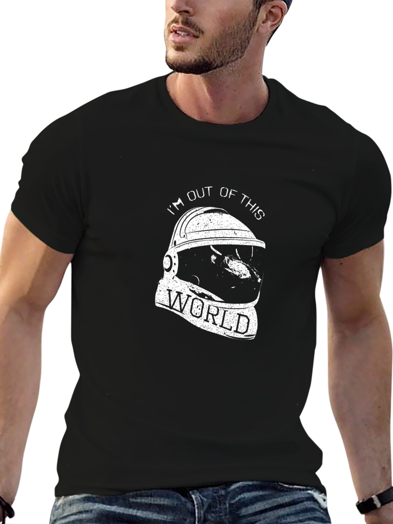 Out of This World Graphic T-Shirt - Black
