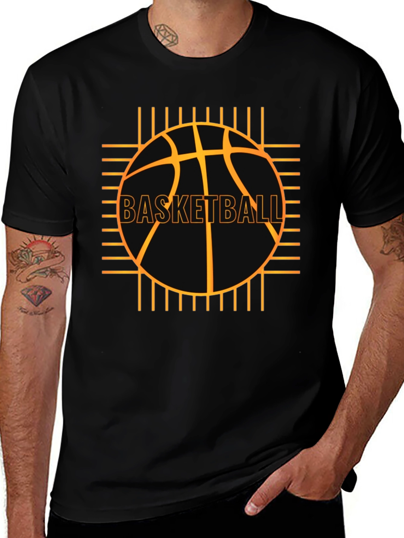 Basketball Graphic Tee - Stylish Sports Apparel