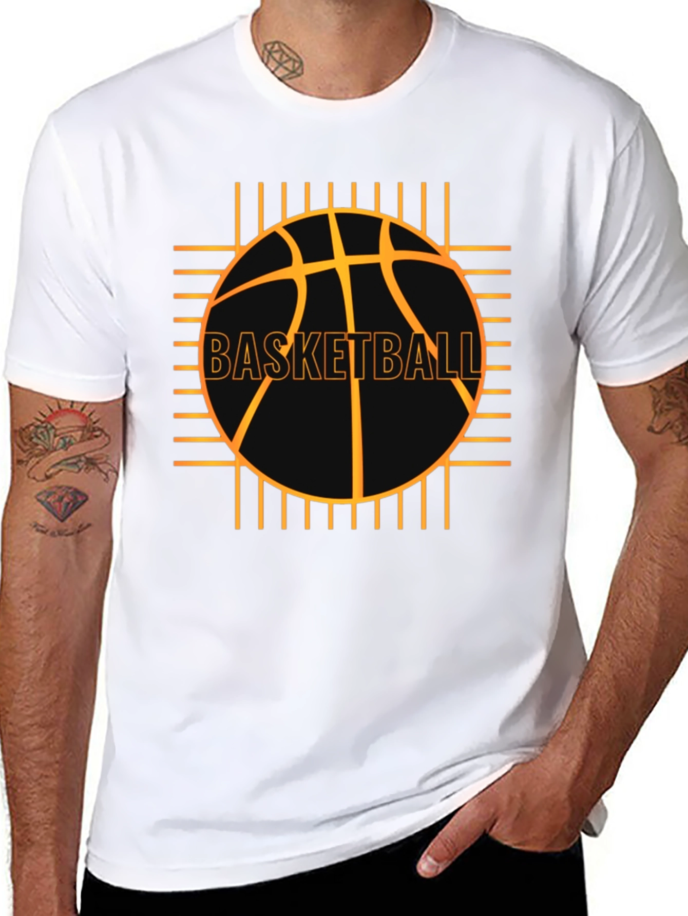Basketball Graphic Tee - Stylish Sports Apparel