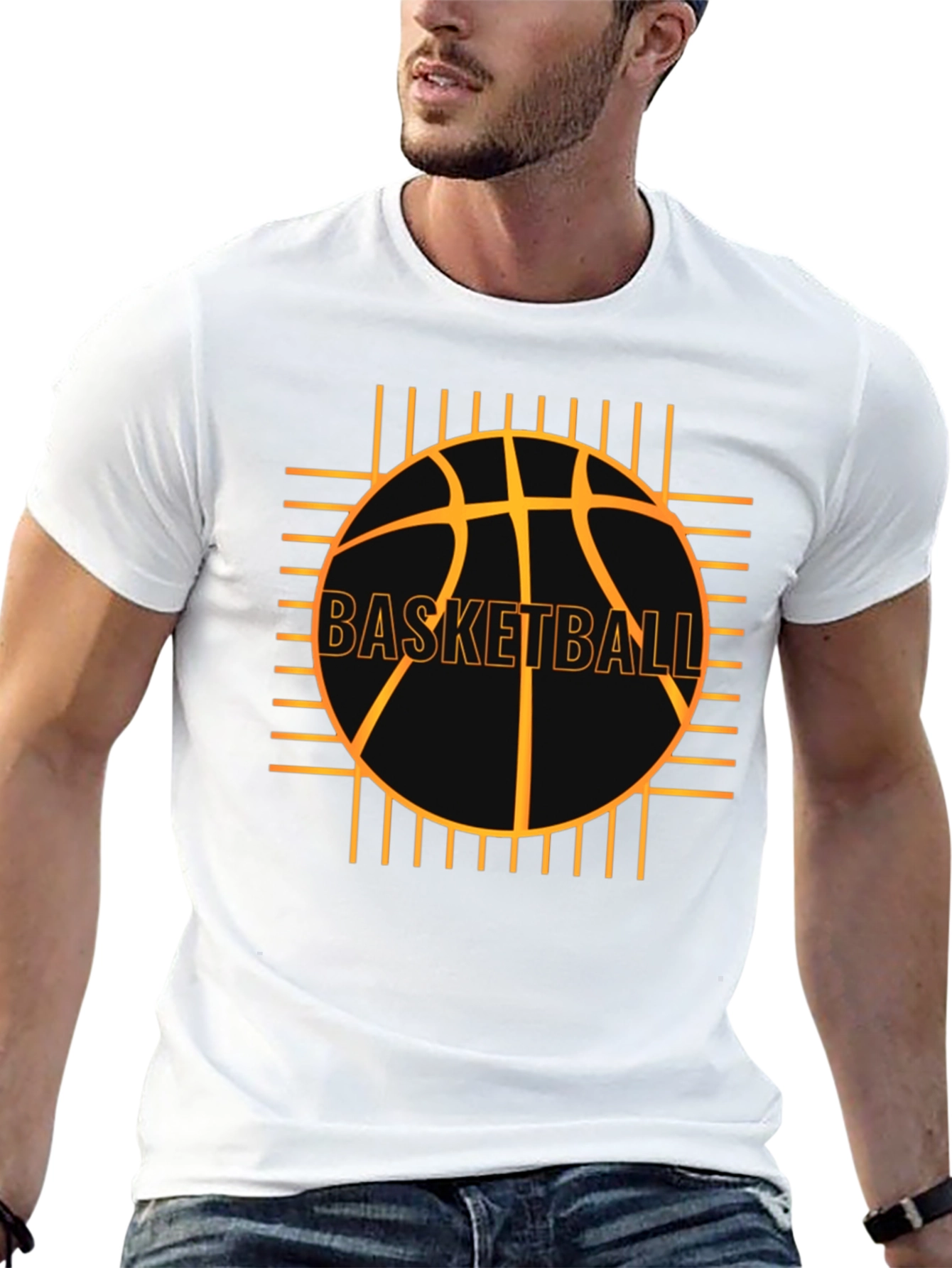Basketball Graphic Tee - Stylish Sports Apparel