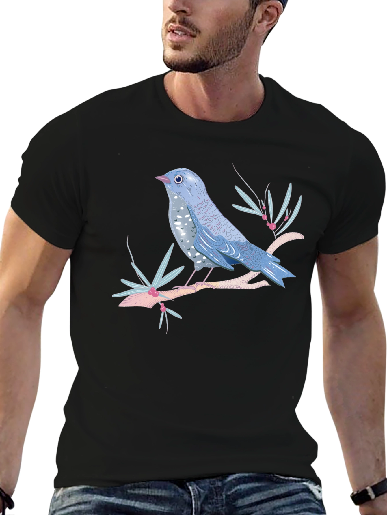 Bird on Branch Graphic Tee