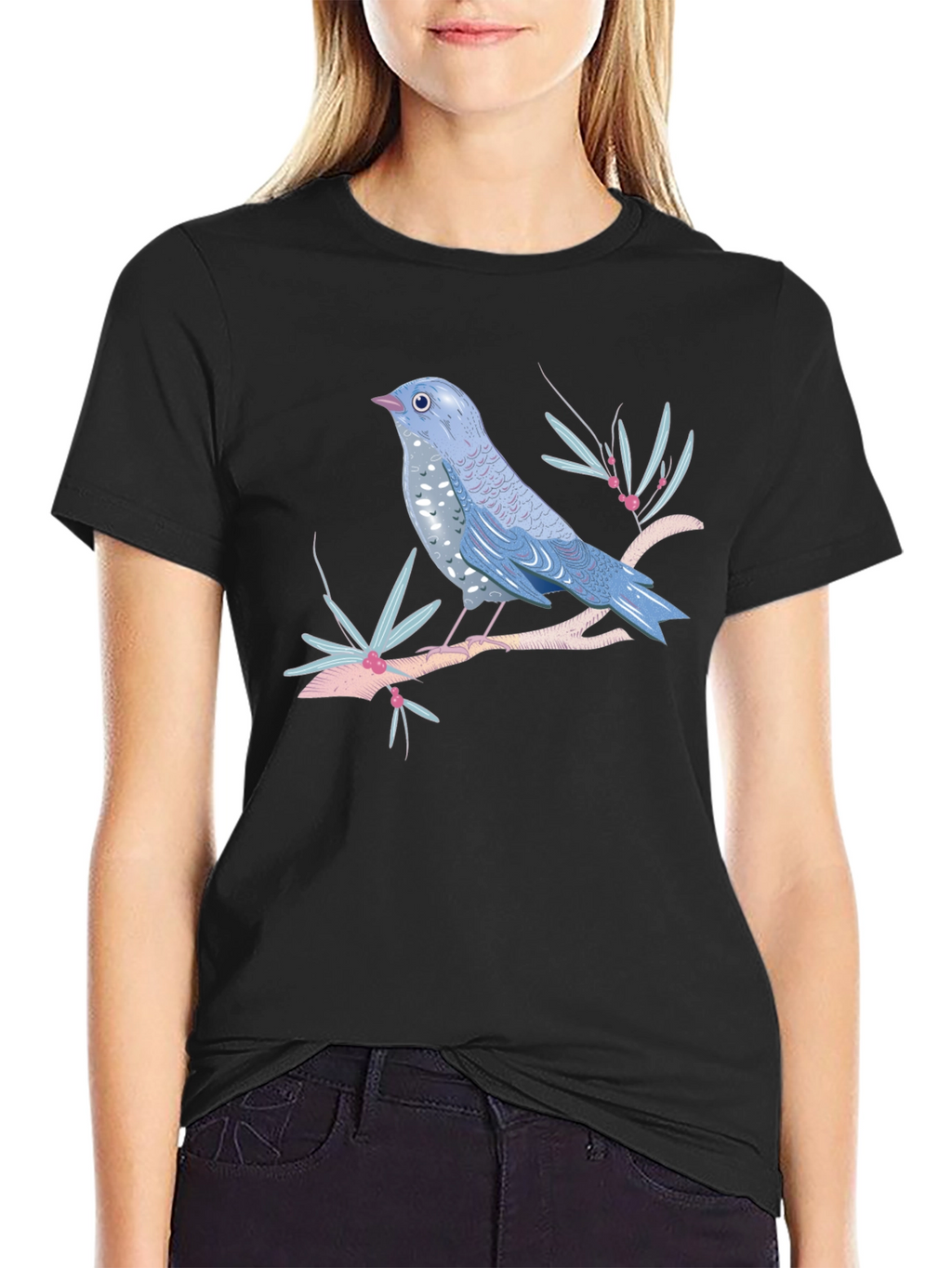 Bird on Branch Graphic Tee