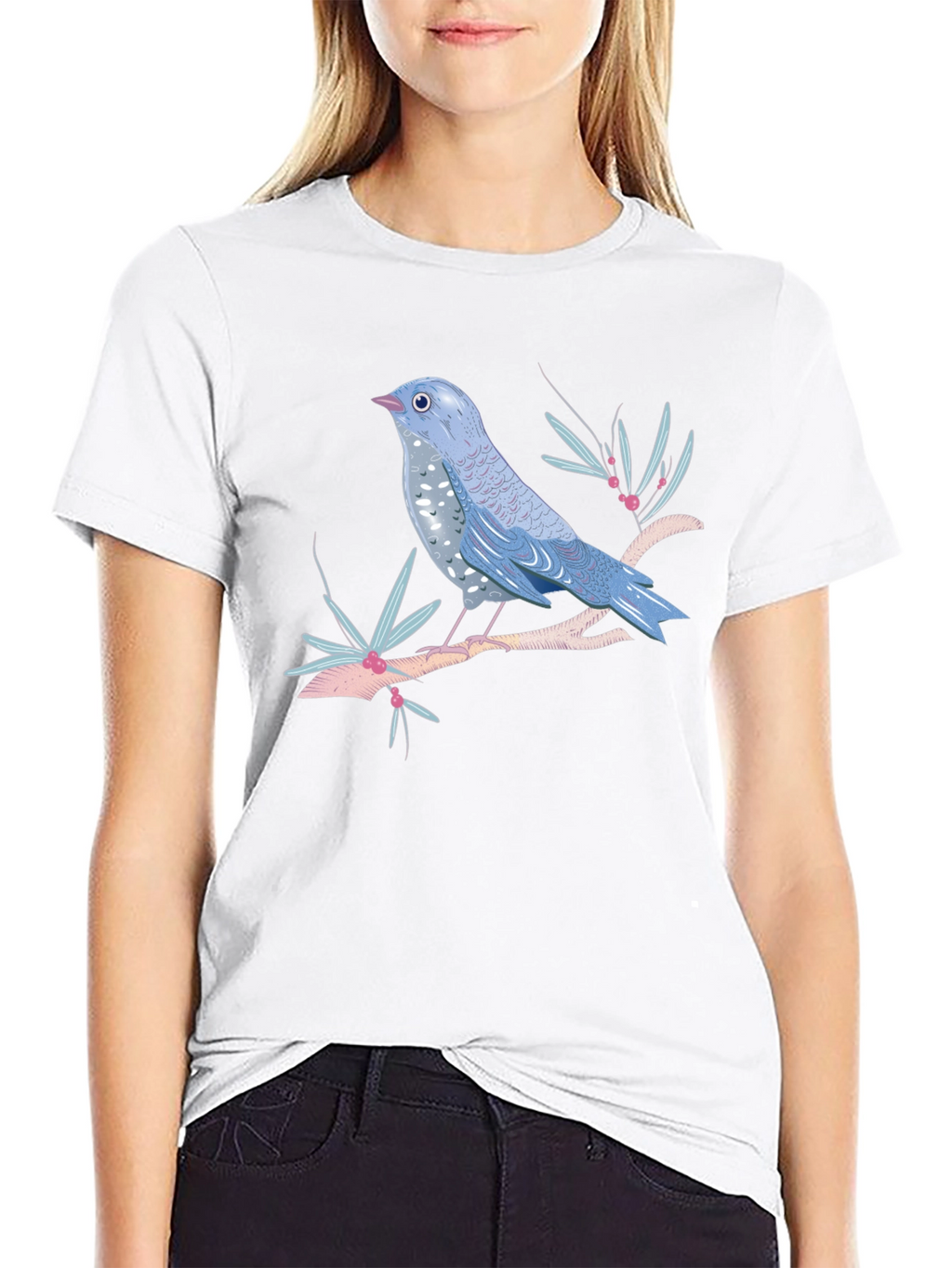 Bird on Branch Graphic Tee