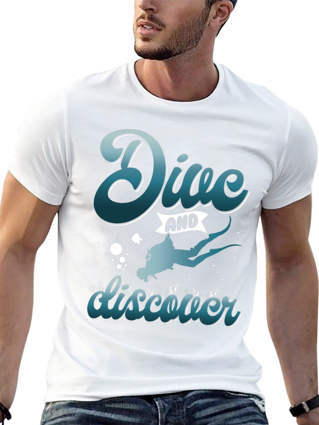 Dive and Discover Graphic T-Shirt
