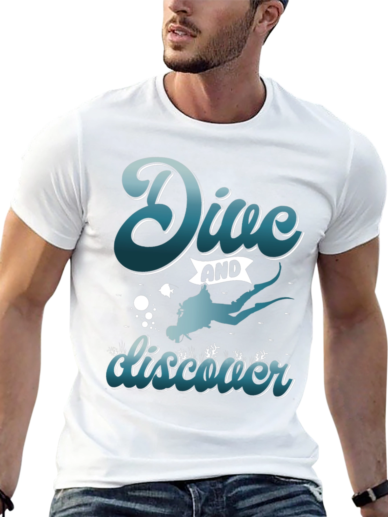 Dive and Discover Graphic T-Shirt