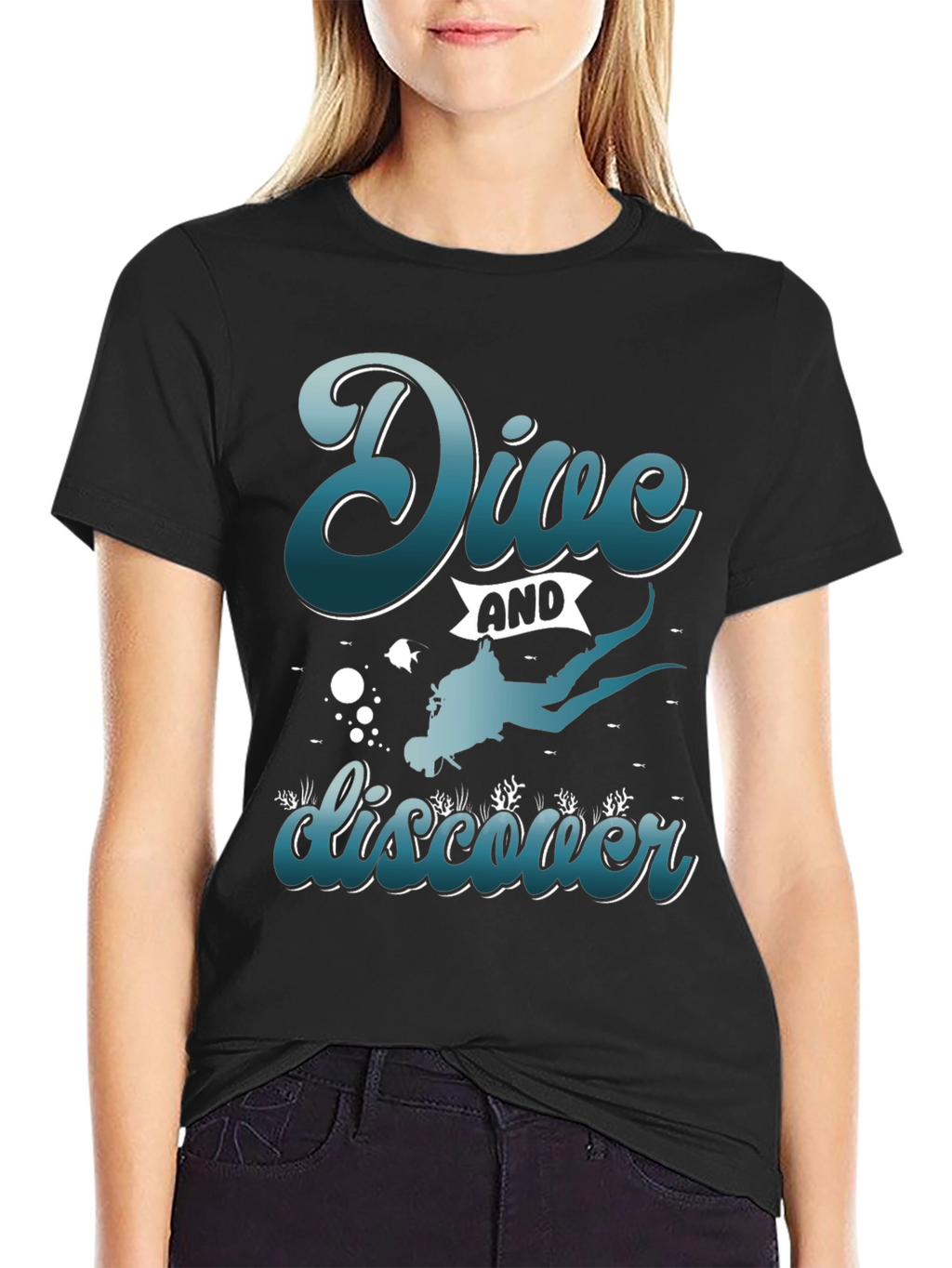Dive and Discover Graphic T-Shirt