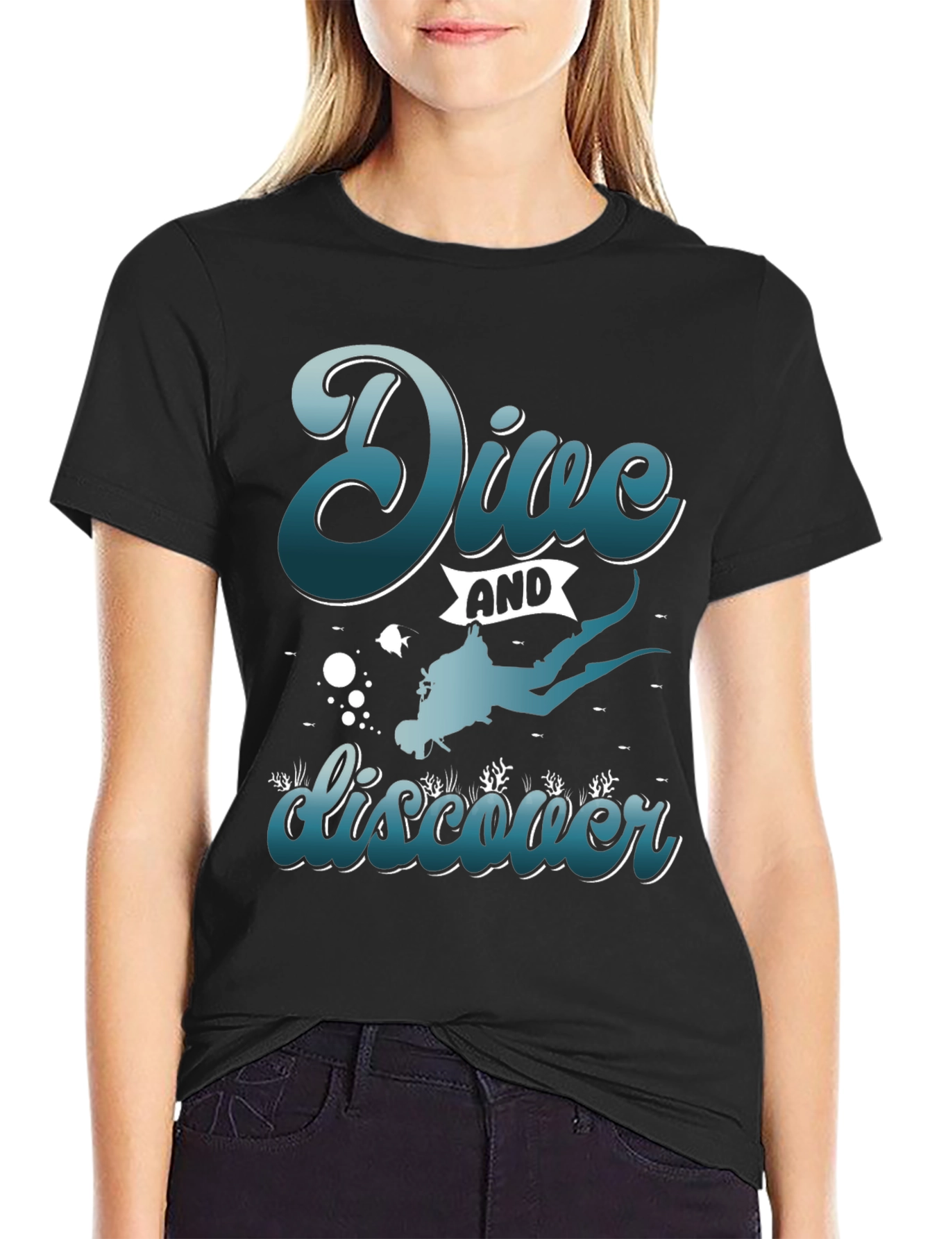 Dive and Discover Graphic T-Shirt