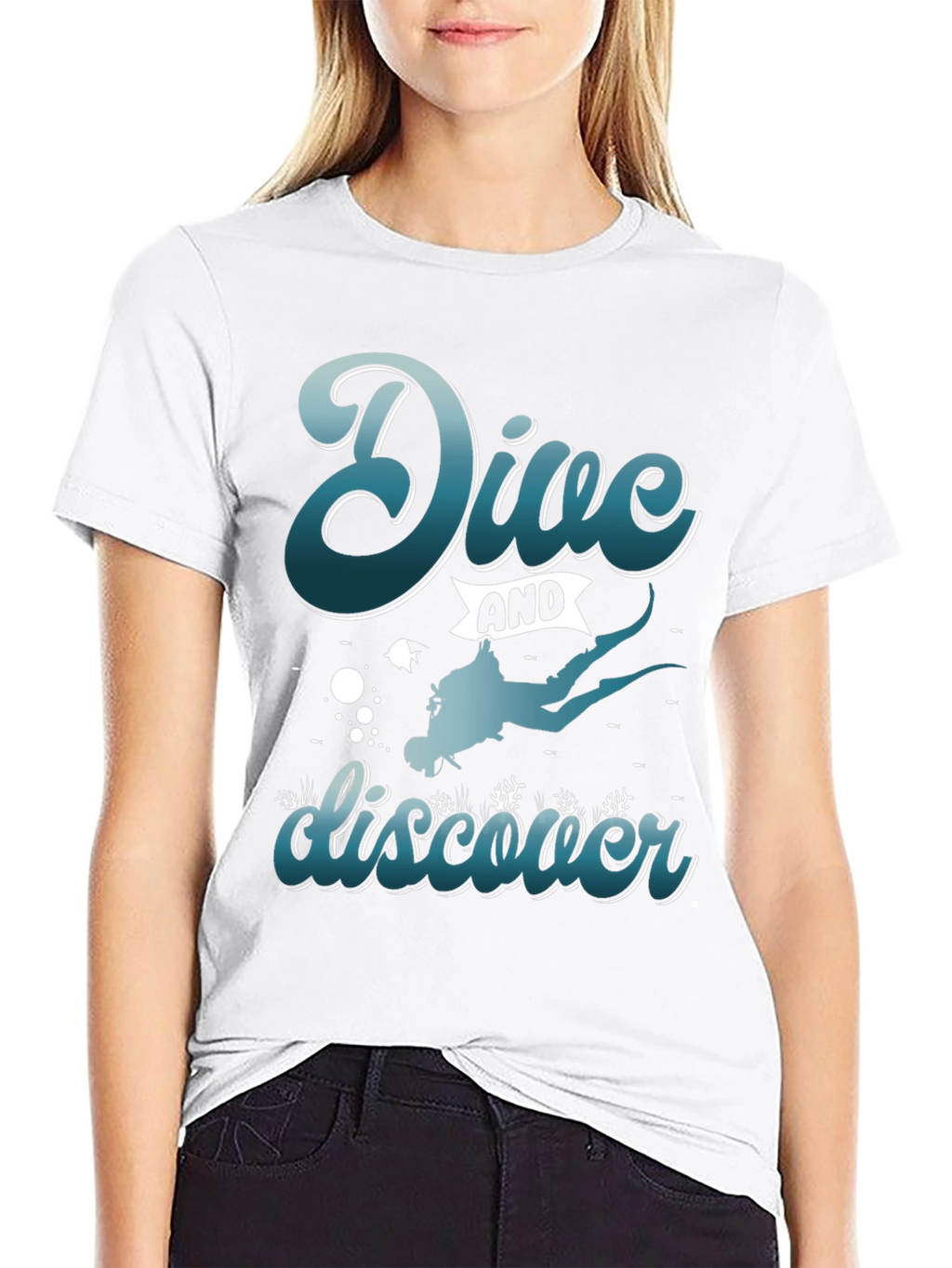 Dive and Discover Graphic T-Shirt