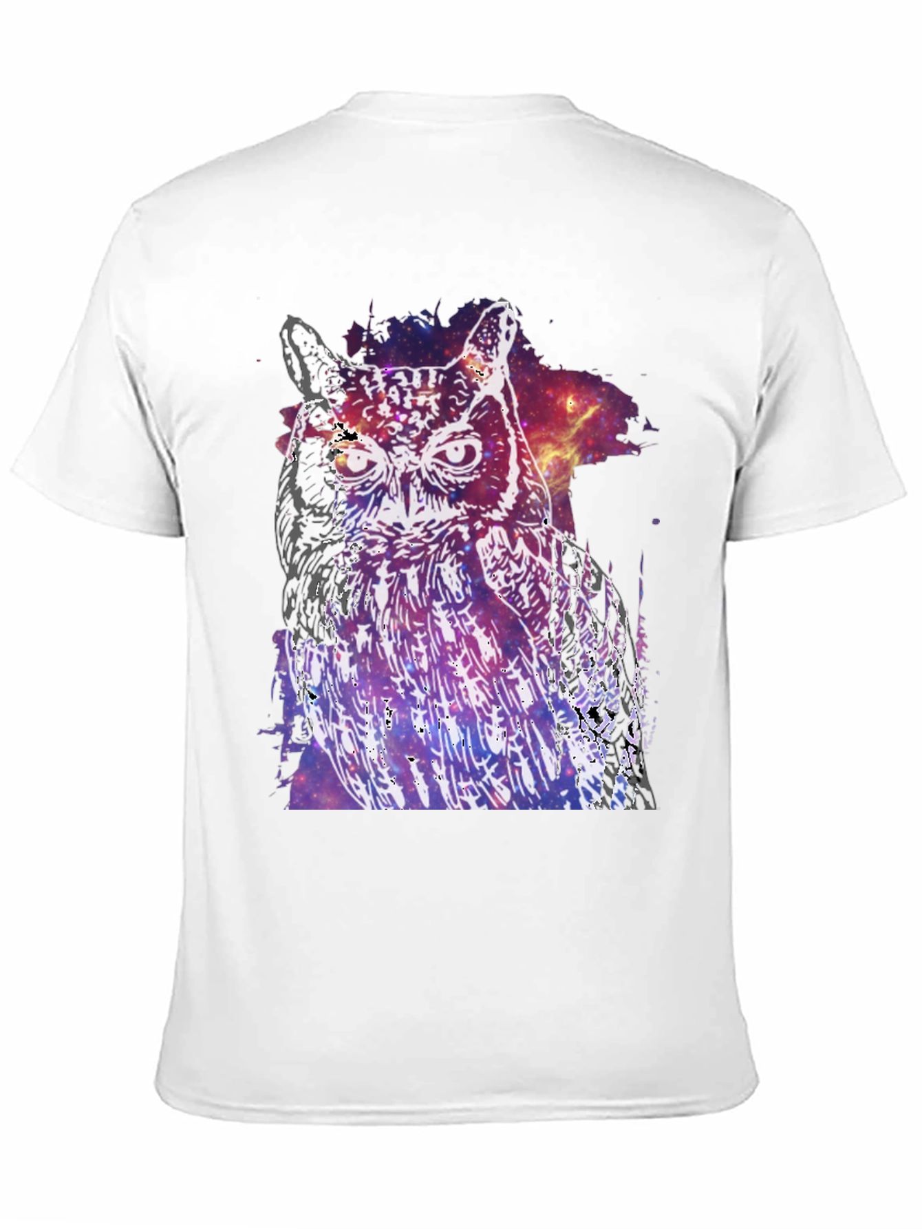Cosmic Owl Graphic T-Shirt