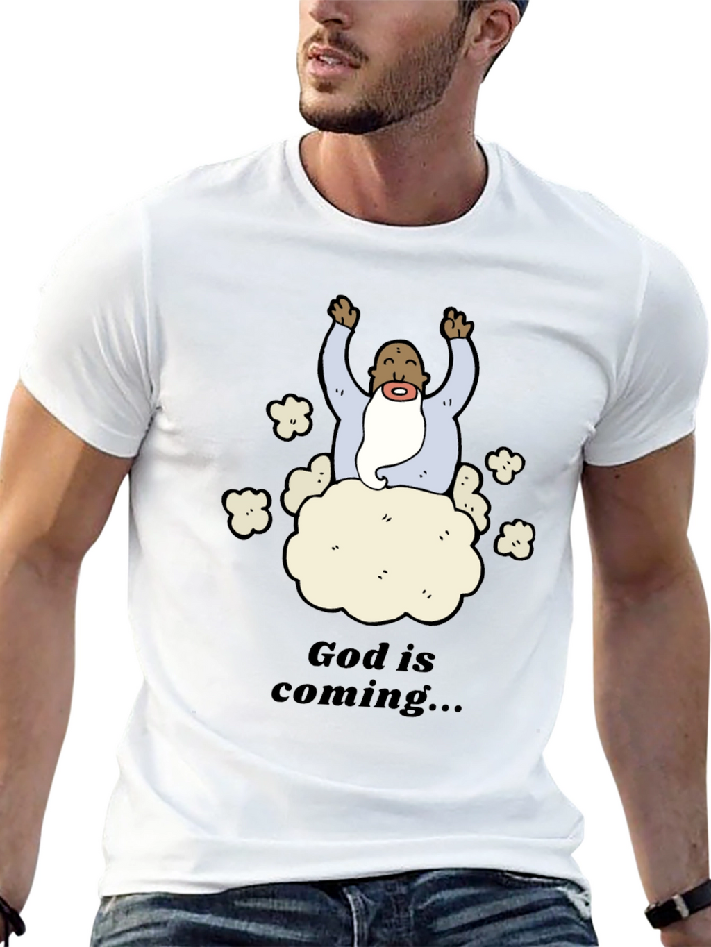 God is Coming Graphic Tee