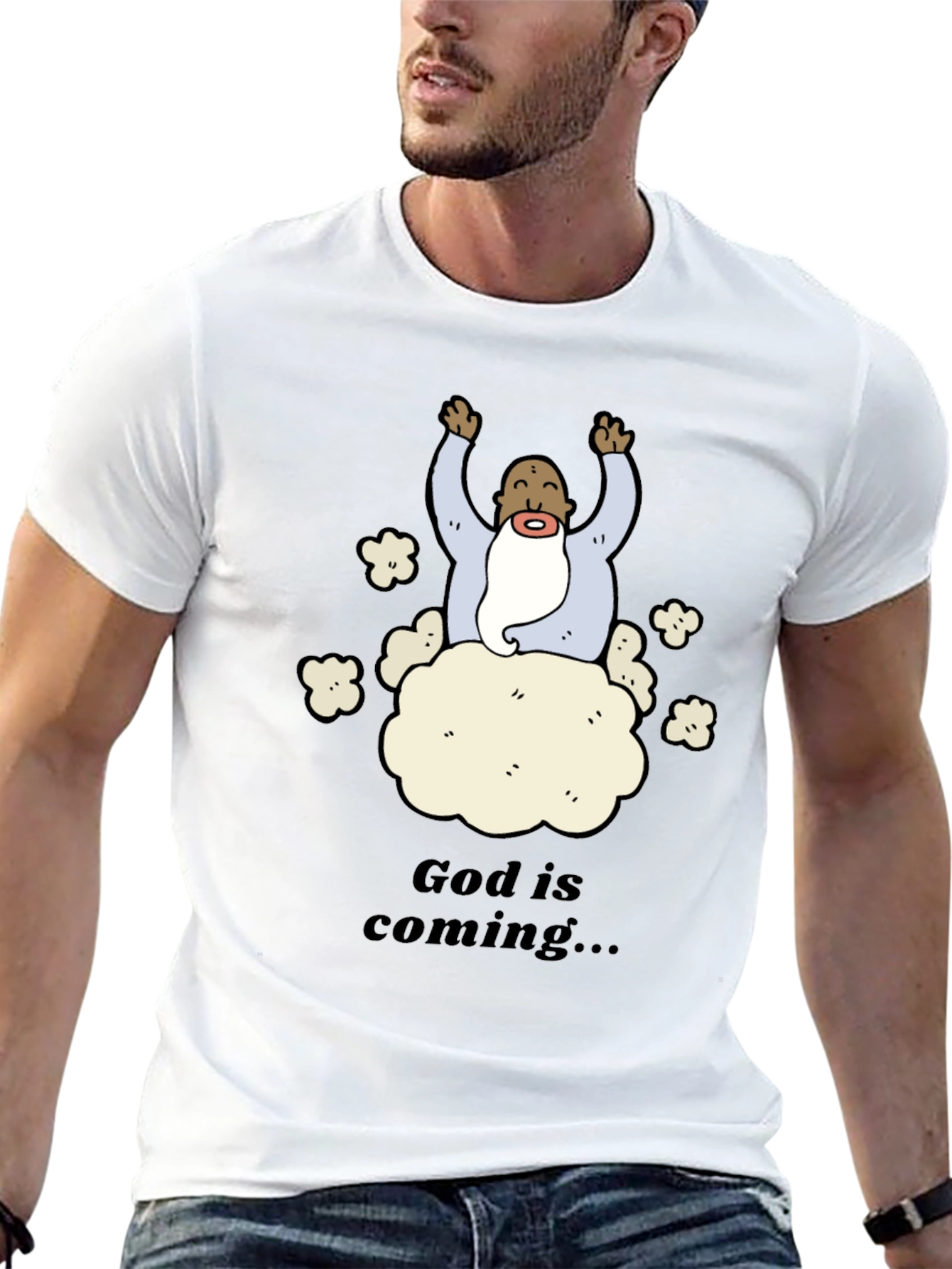 God is Coming Graphic Tee