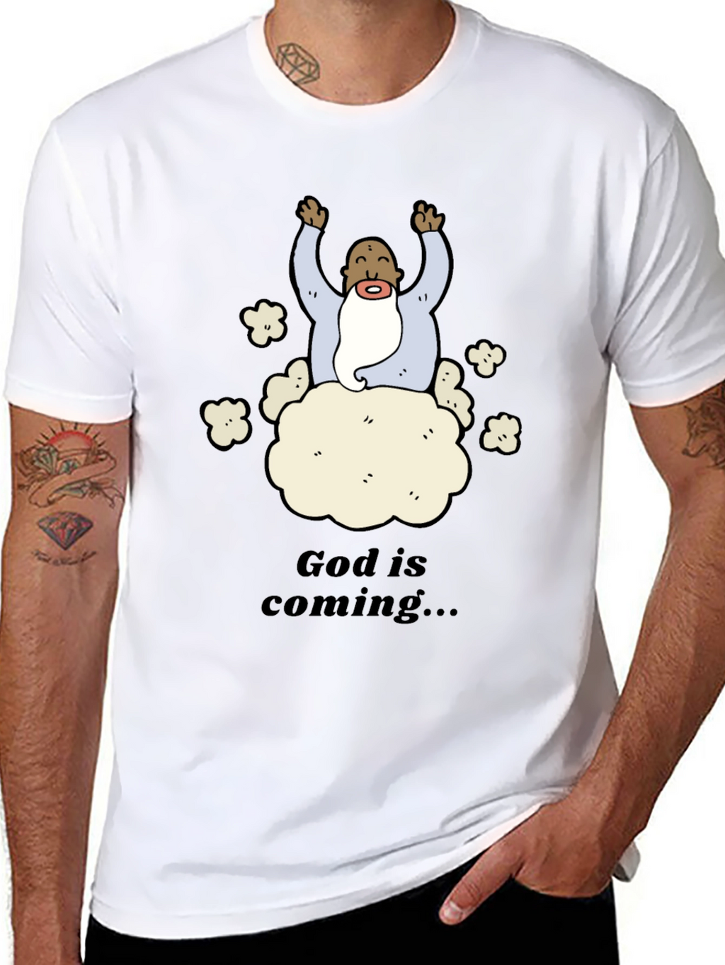 God is Coming Graphic Tee