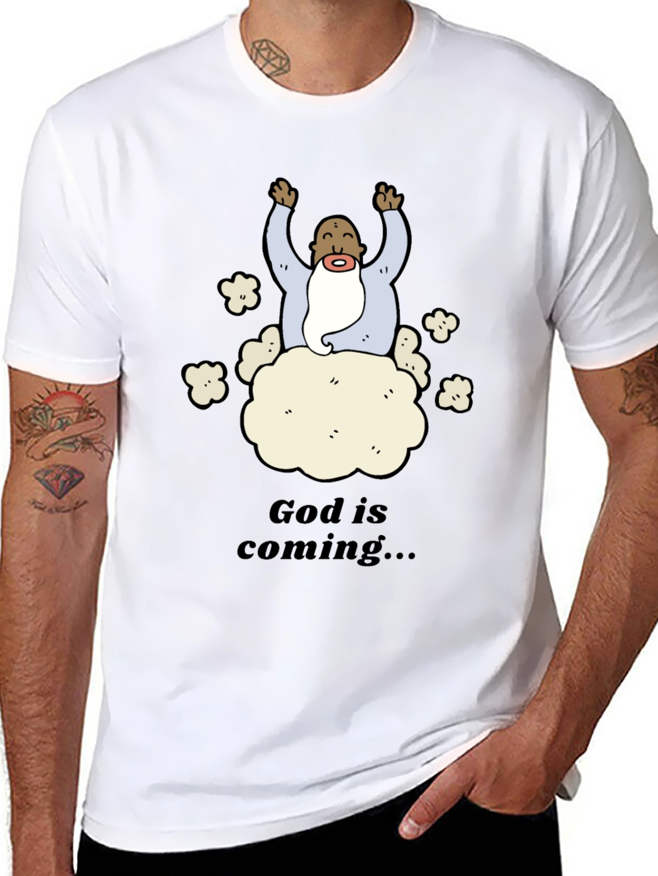 God is Coming Graphic Tee