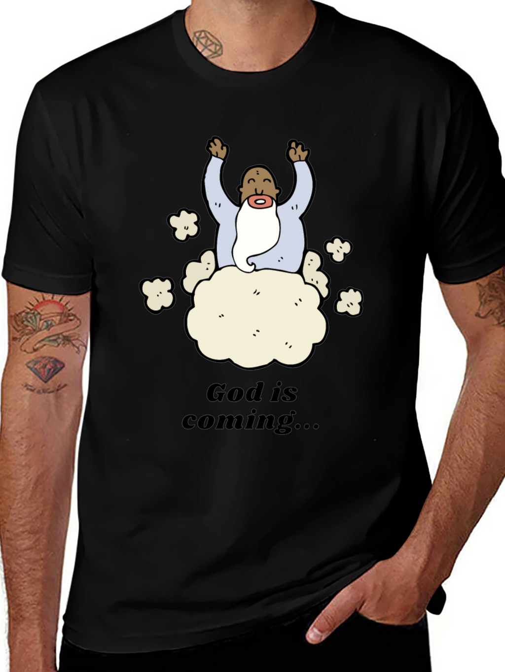 God is Coming Graphic Tee