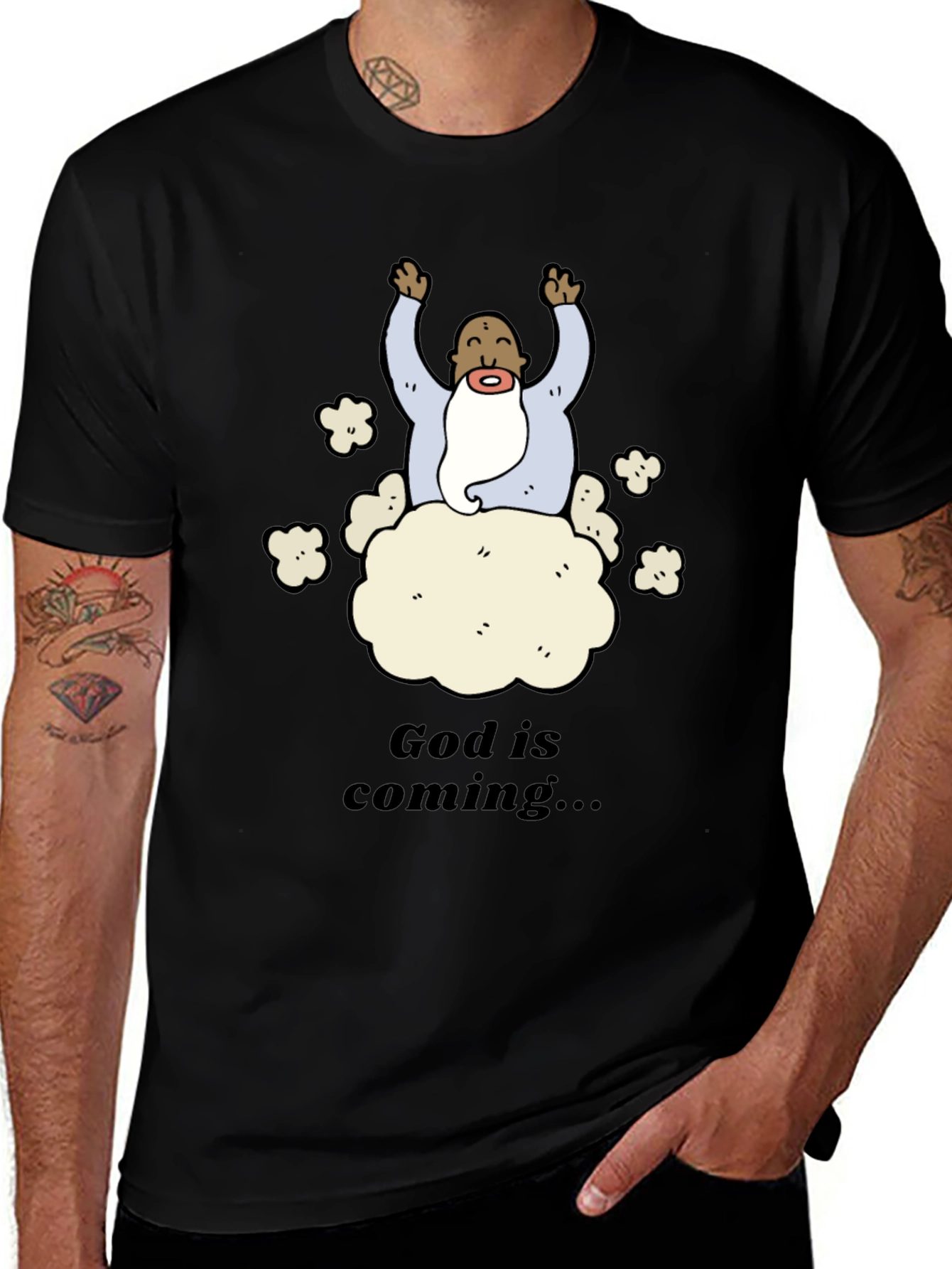 God is Coming Graphic Tee