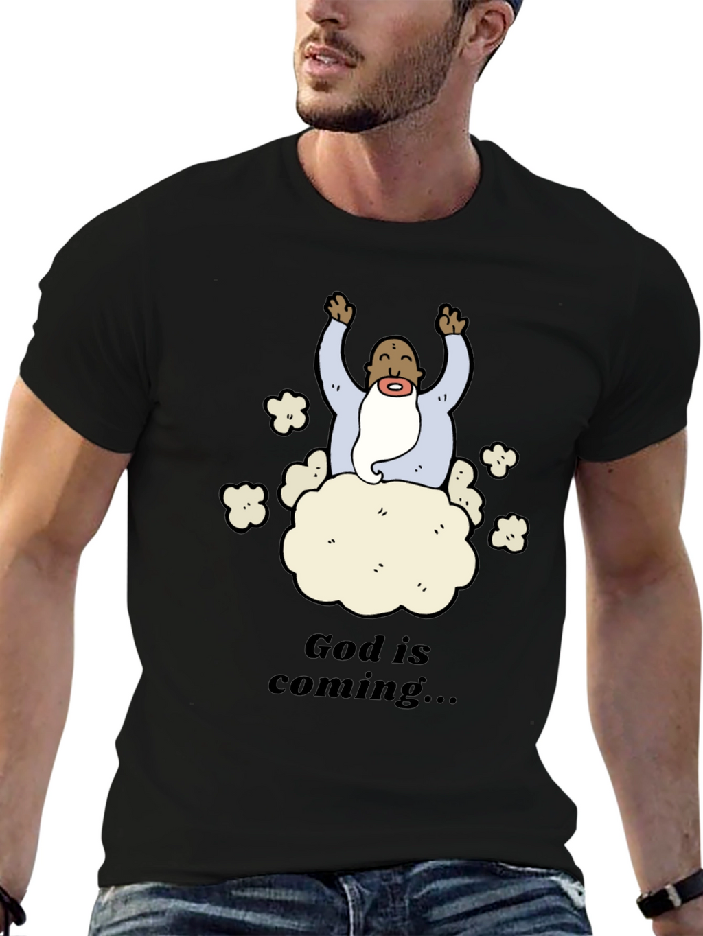 God is Coming Graphic Tee