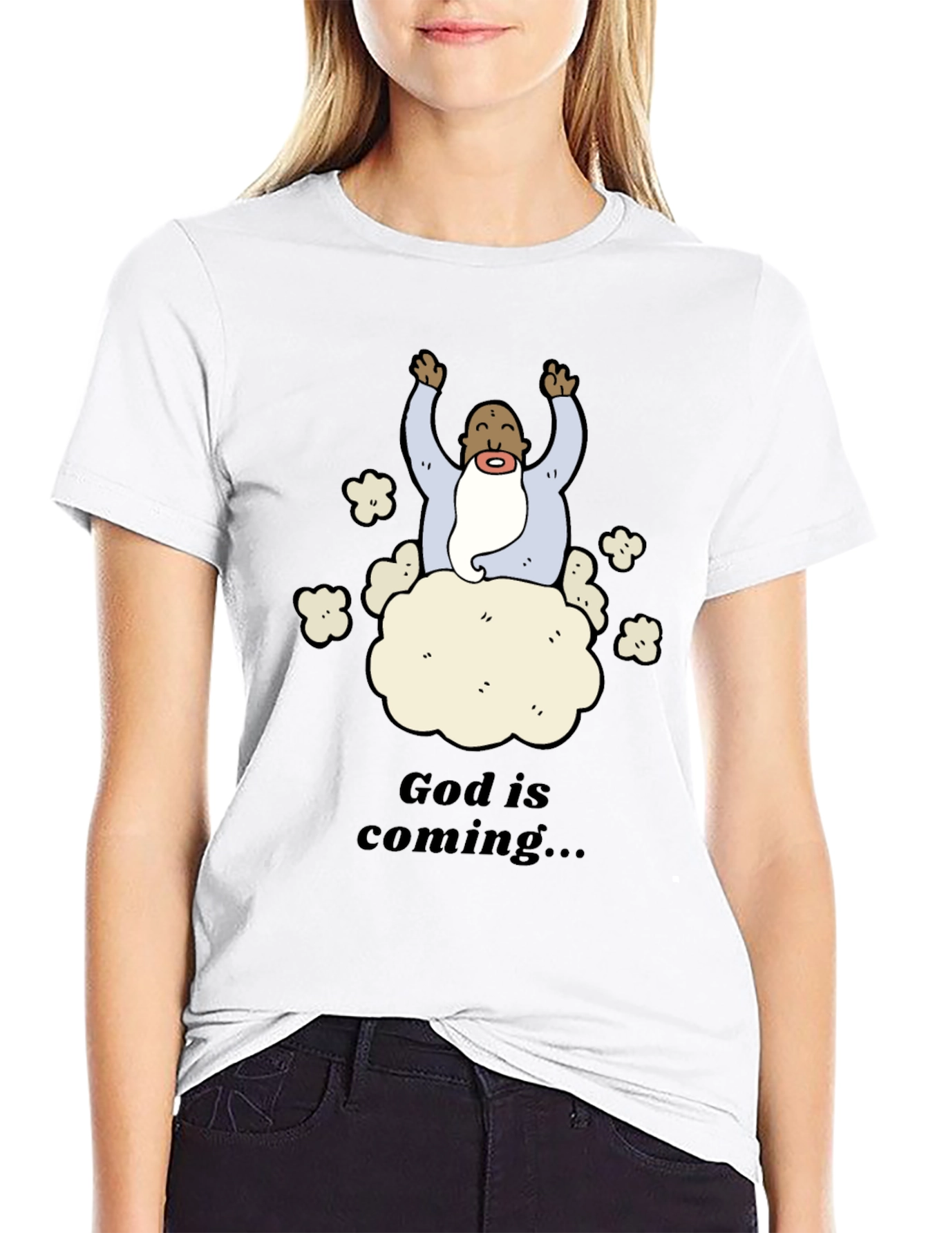 God is Coming Graphic Tee