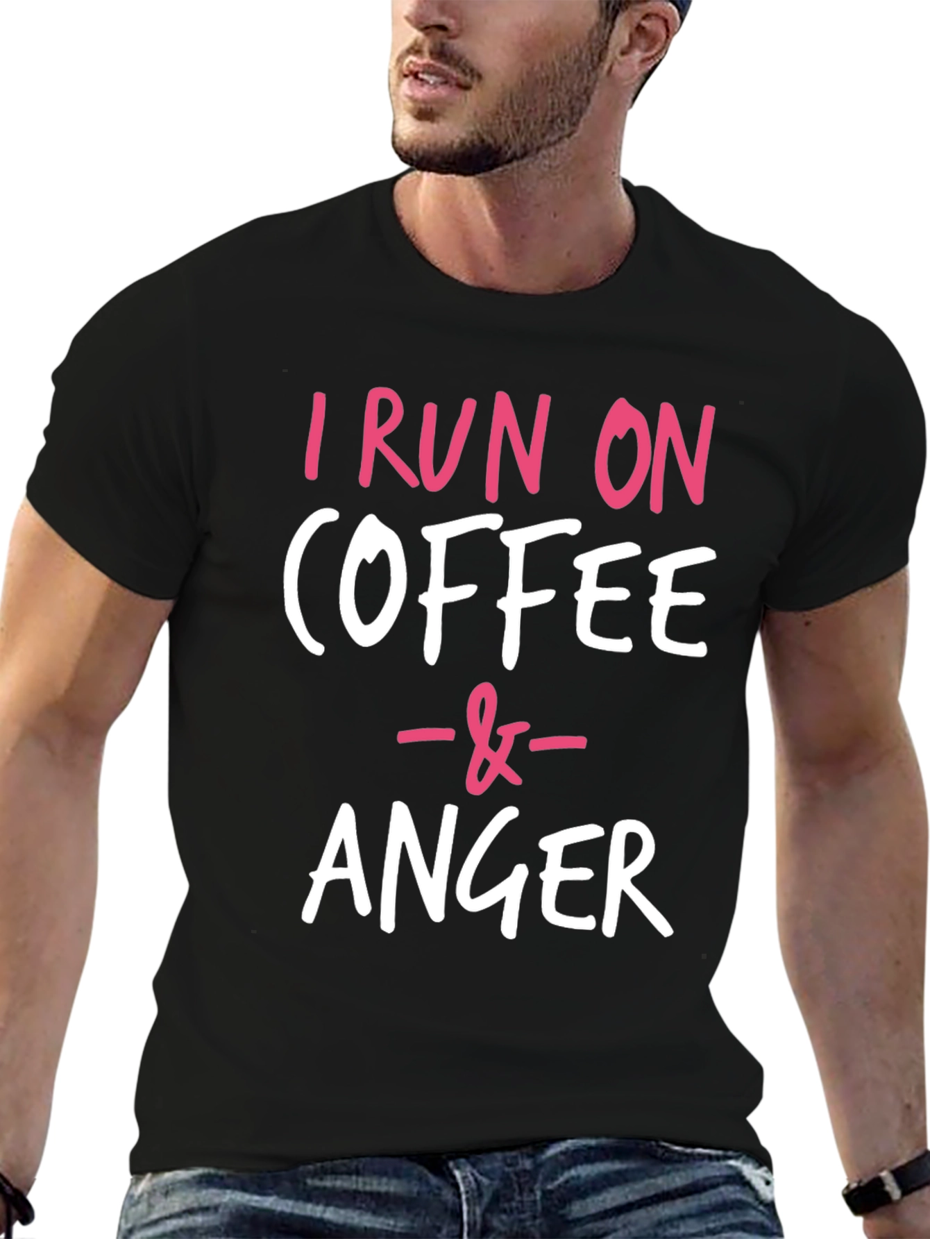 Coffee & Anger T-Shirt - Funny Slogan Tee