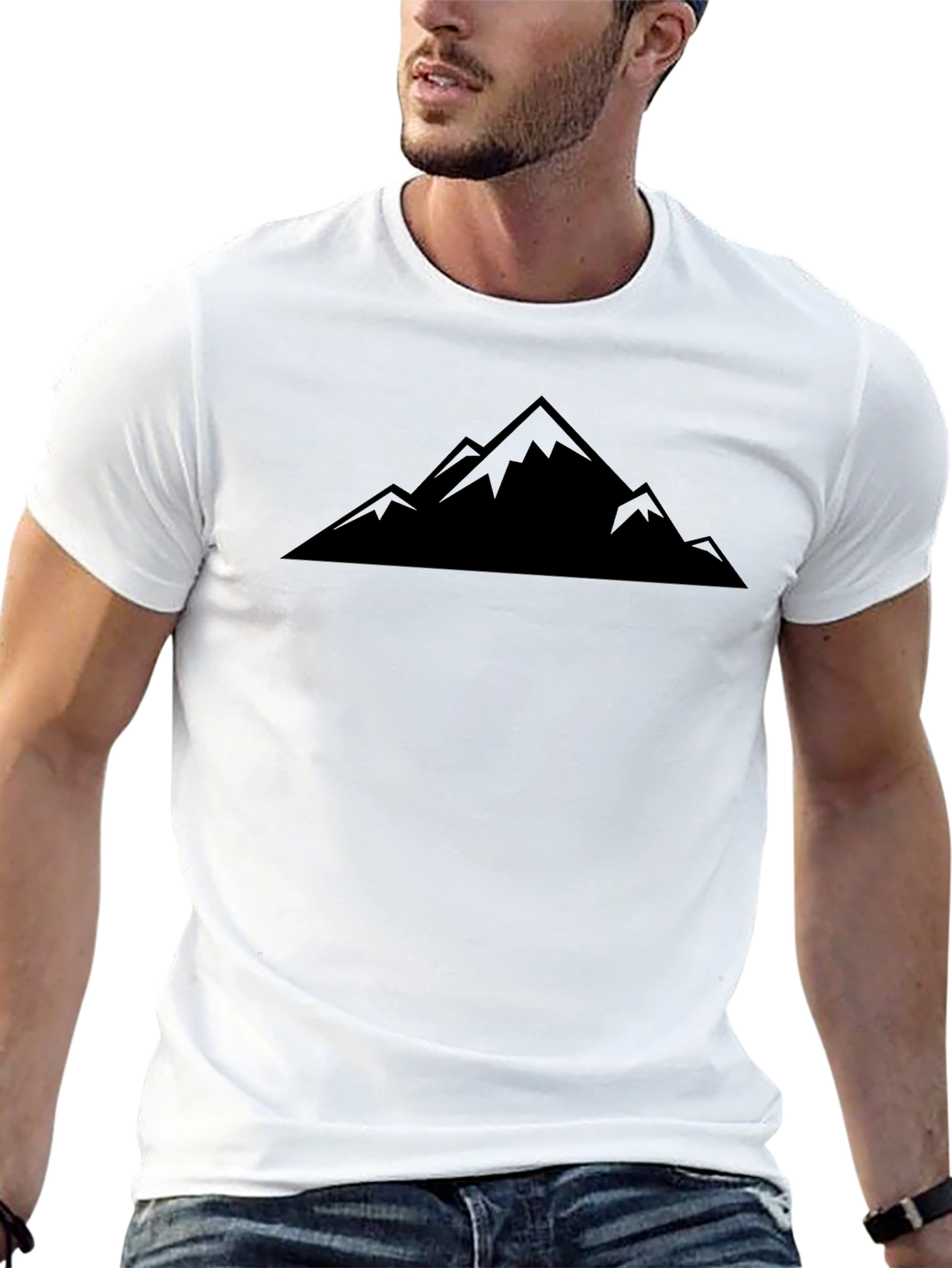 Black Mountain Silhouette Graphic Tee