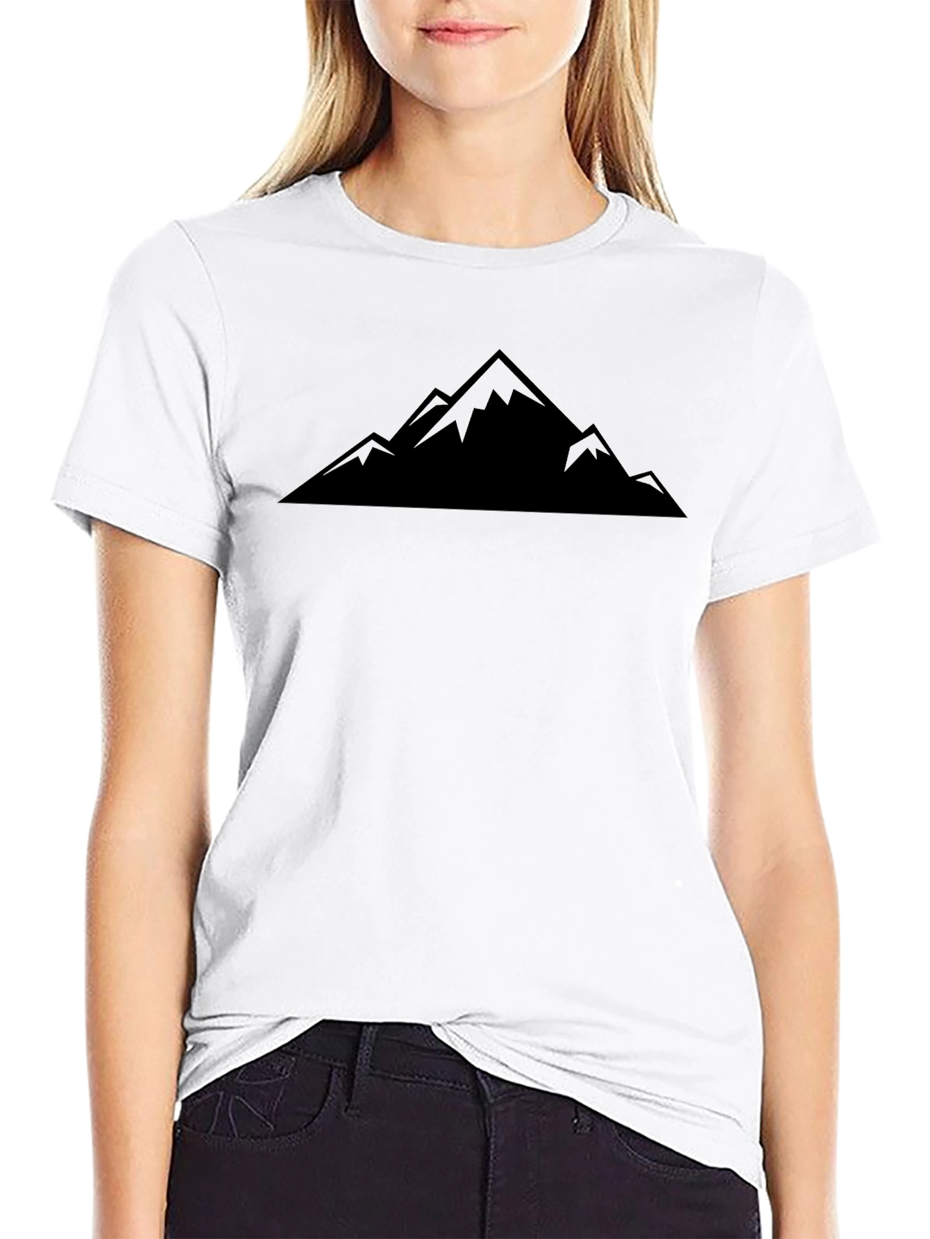 Black Mountain Silhouette Graphic Tee
