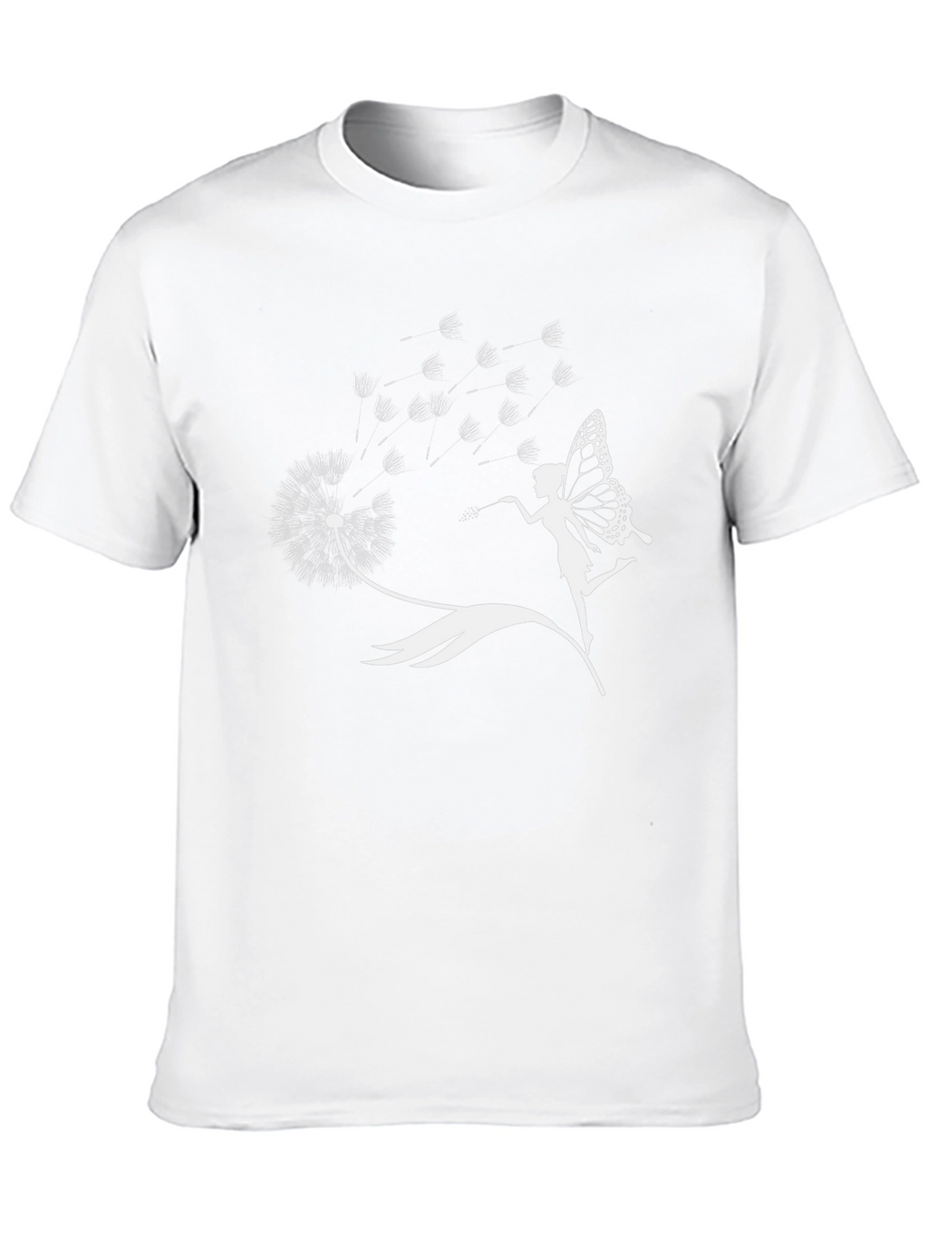 Dandelion Fairy Graphic T-Shirt - Black