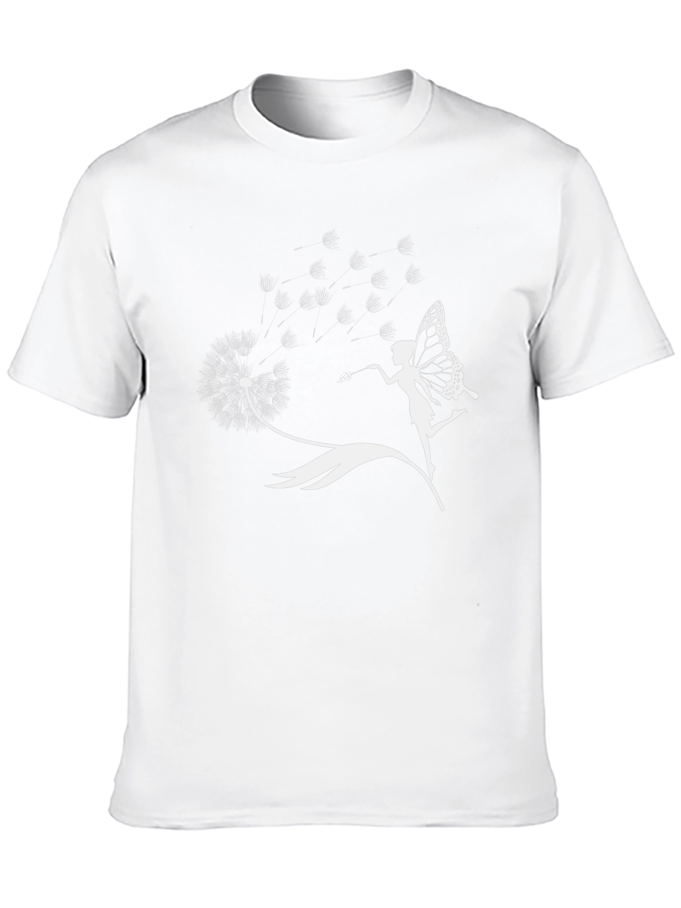 Dandelion Fairy Graphic T-Shirt - Black