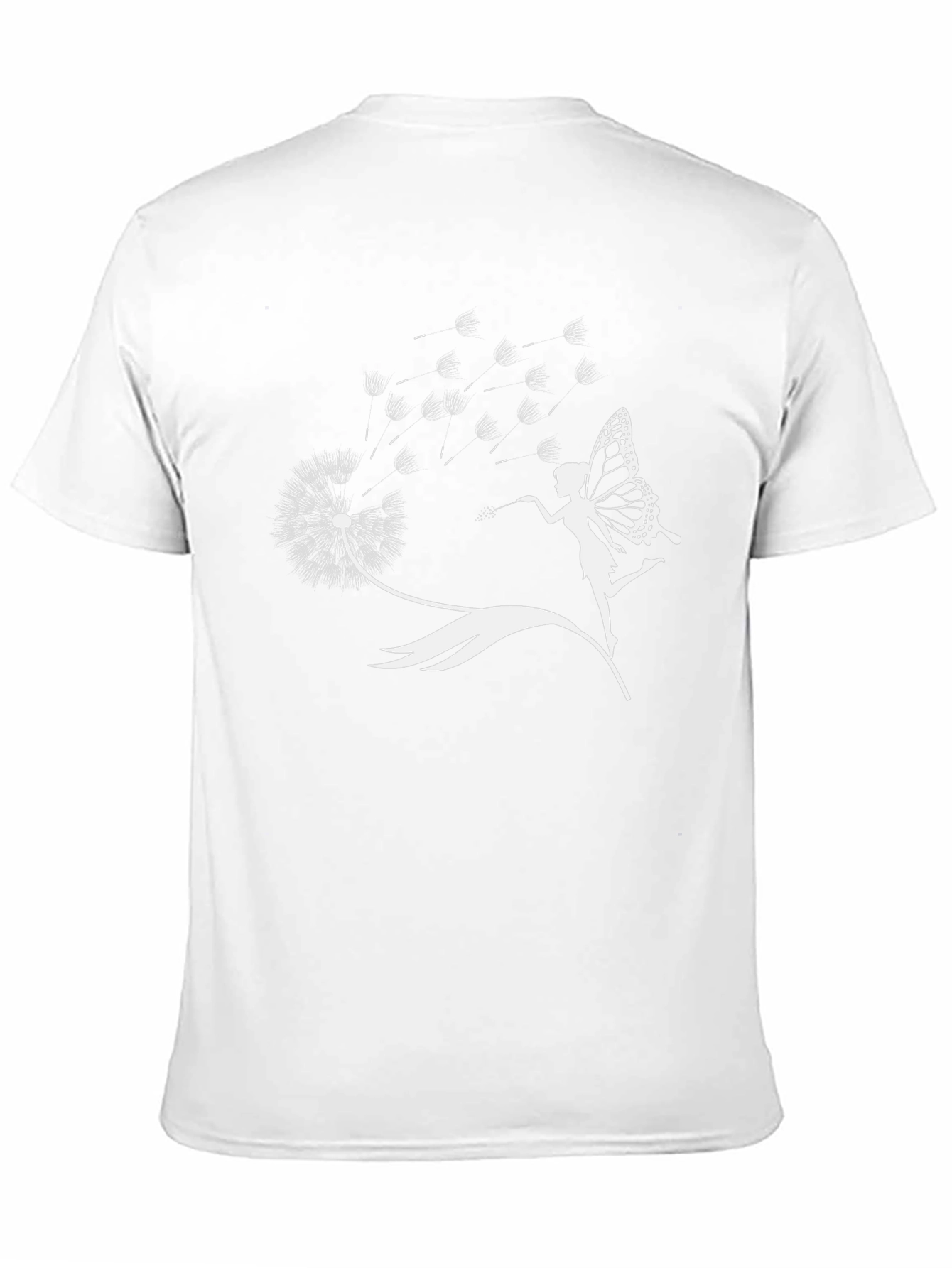 Dandelion Fairy Graphic T-Shirt - Black