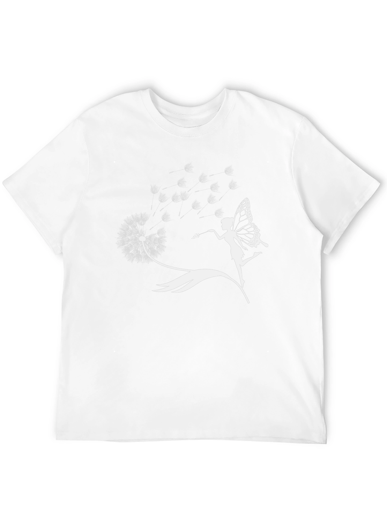 Dandelion Fairy Graphic T-Shirt - Black