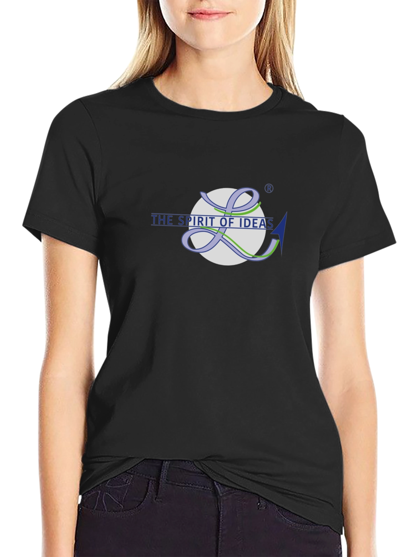Spirit of Ideas Graphic Black Tee