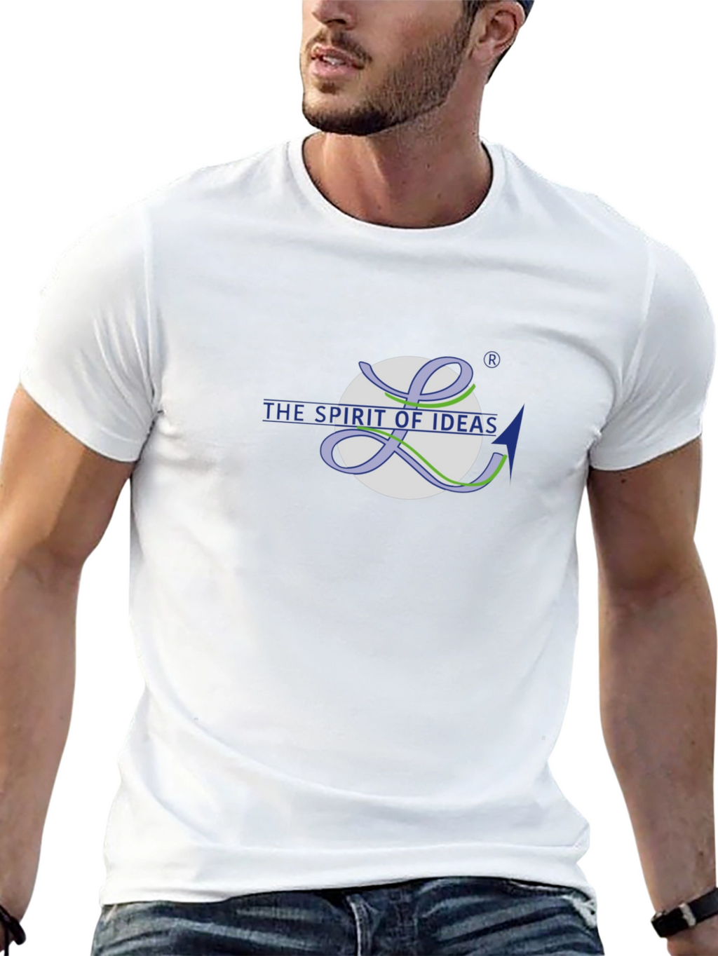 Spirit of Ideas Graphic Black Tee