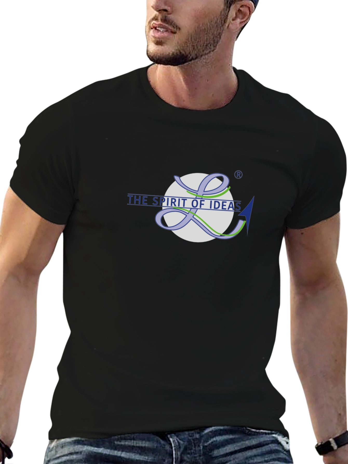 Spirit of Ideas Graphic Black Tee